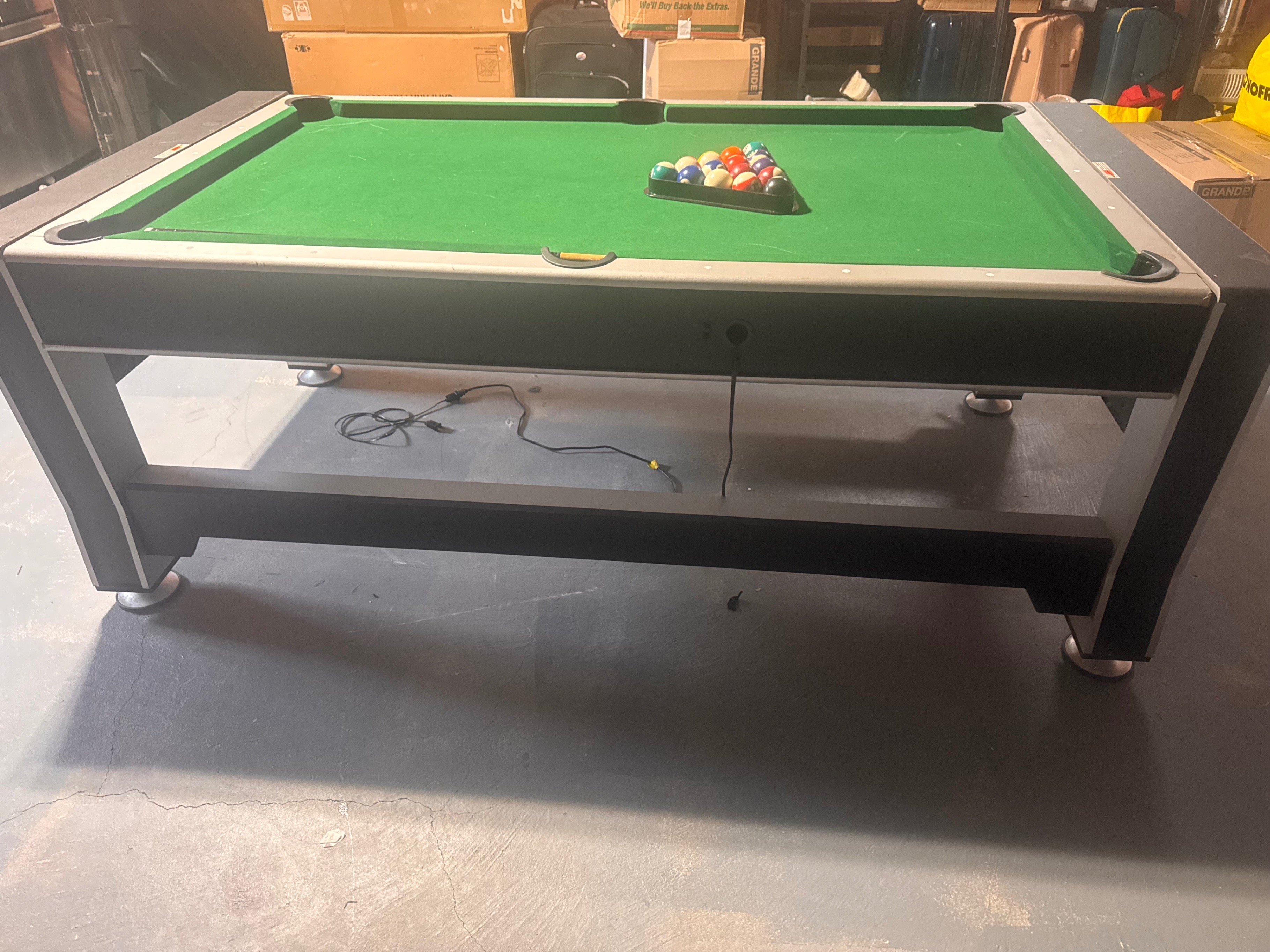 3-in-1 Game Table — Pool, Air Hockey, Ping Pong $275 - photo 4