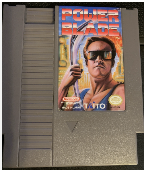 Power Blade Nintendo NES Game Cartridge