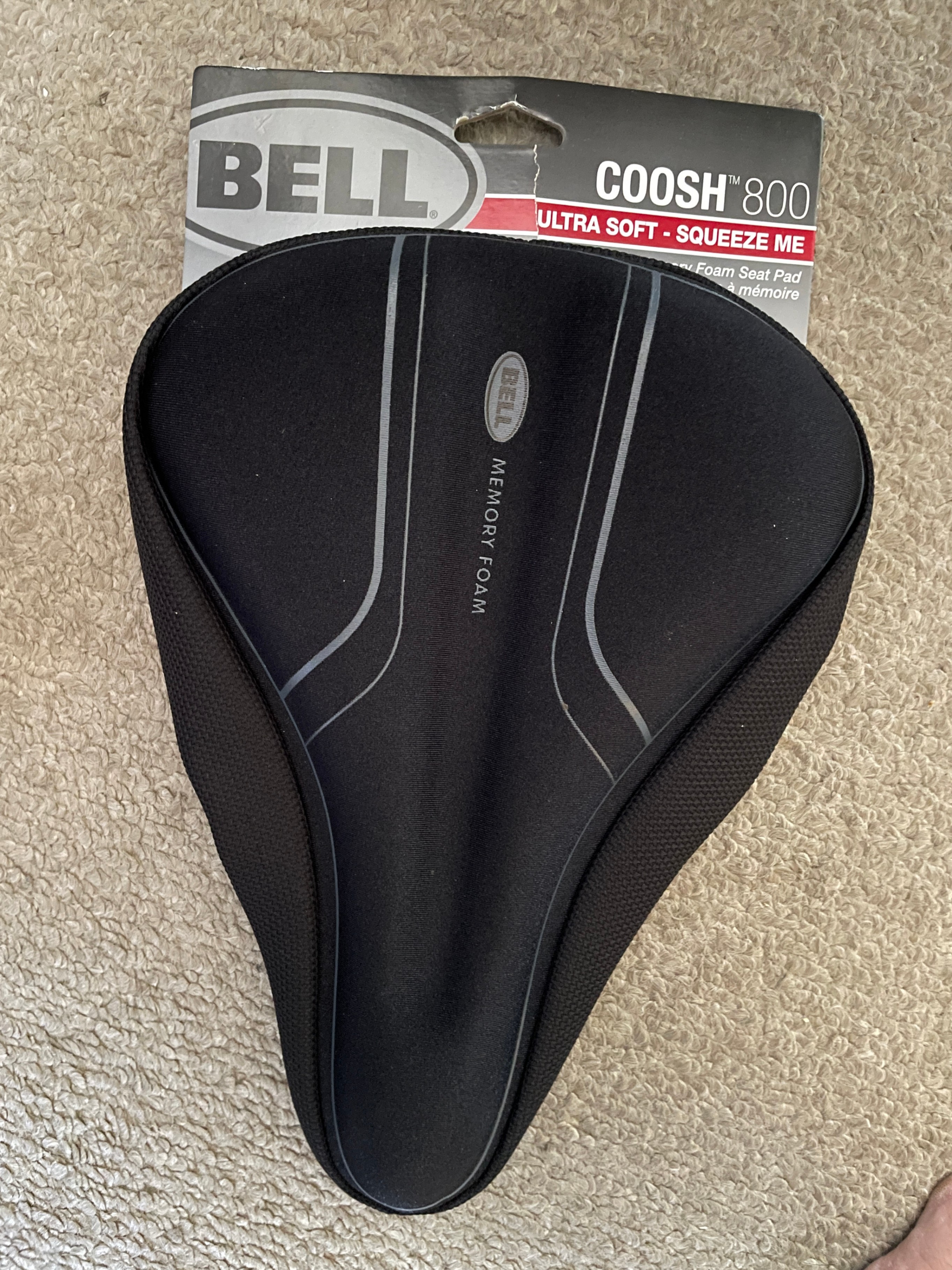 New - Bell Sports C00sh 800 Memory Foam Bike Seat Pad.