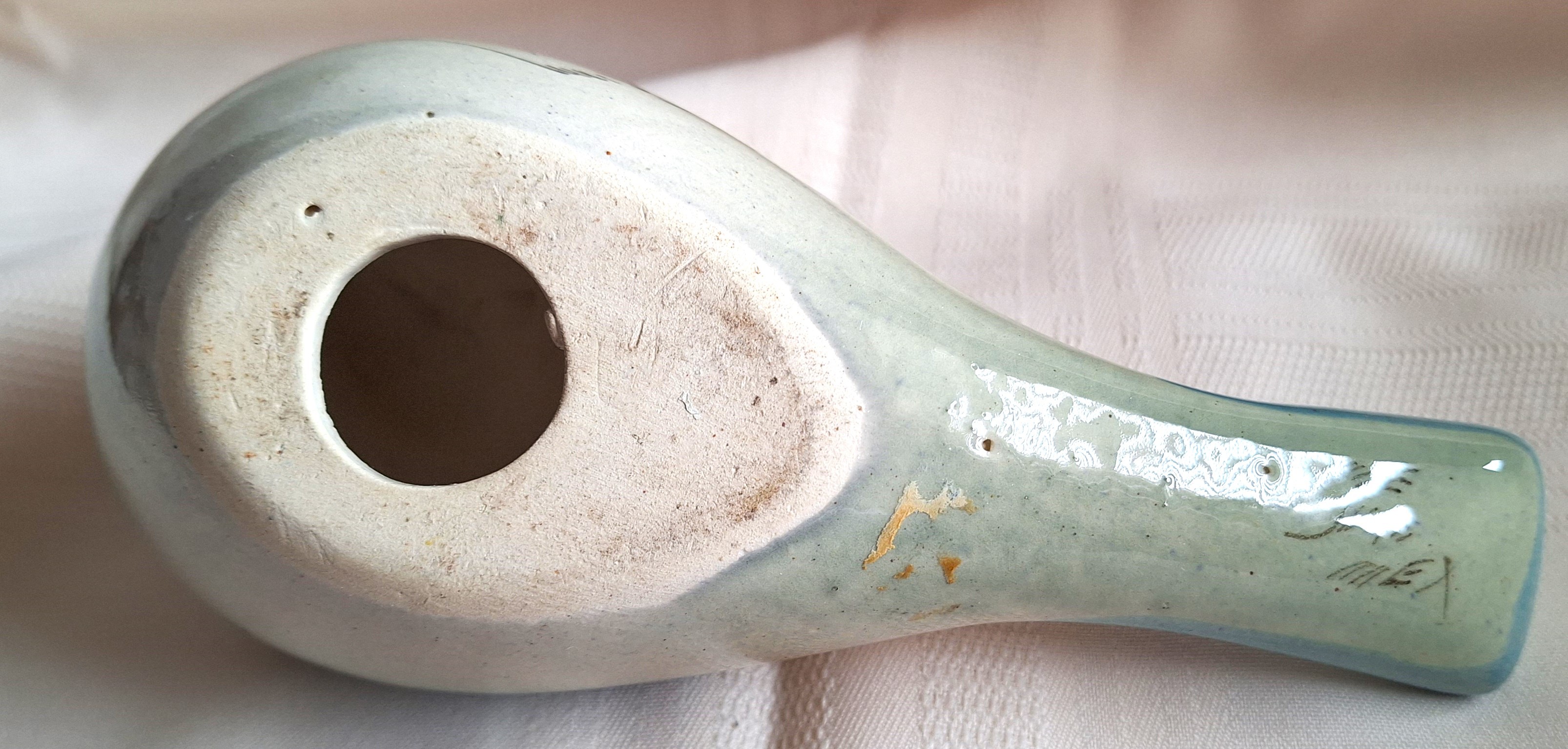 First Nations Bird Pottery Made in Canada signed by the Artist - photo 3
