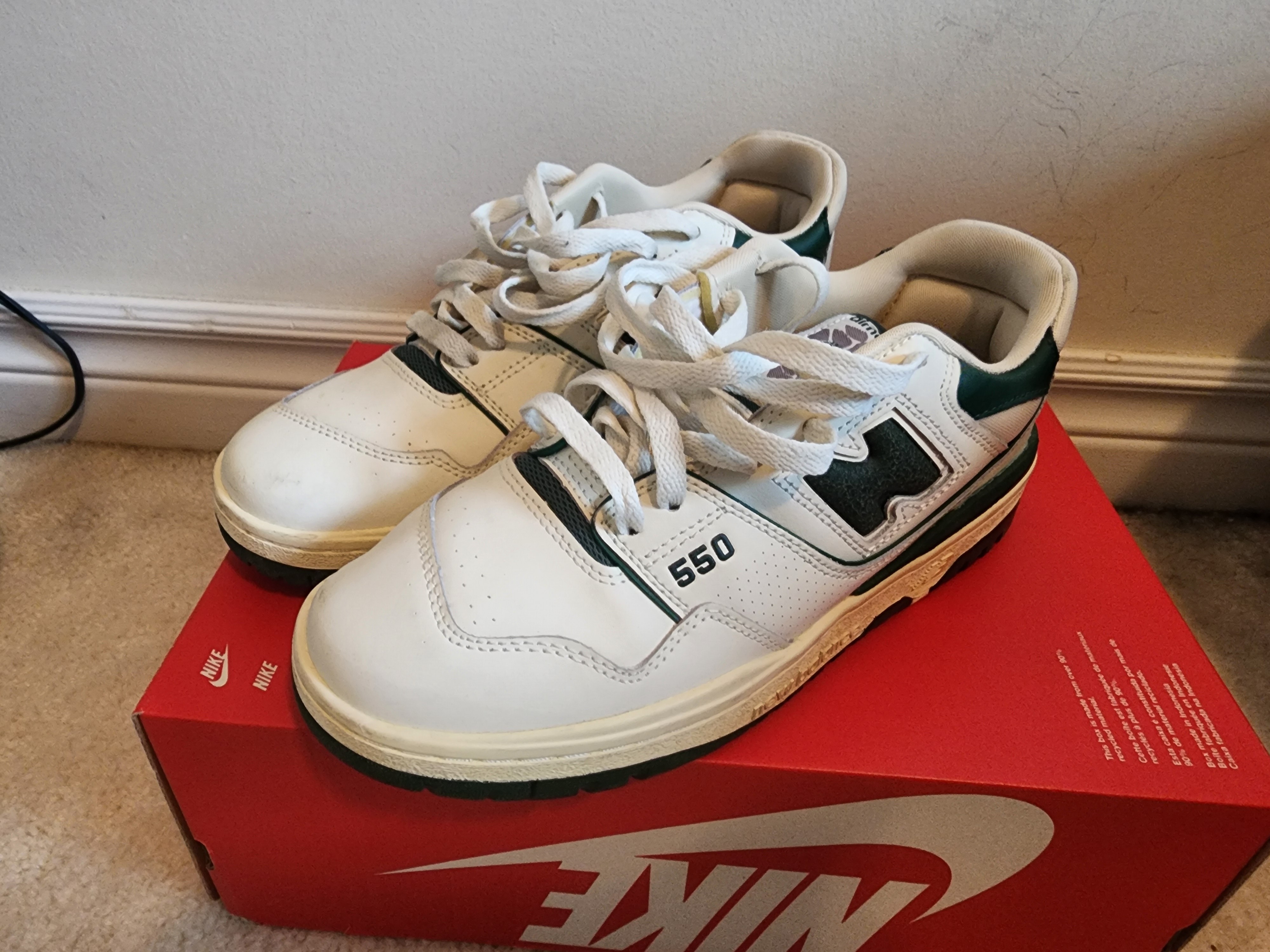 NB 550 x Aime Leon Dore Evergreen (Size 8.5 mens) - photo 2