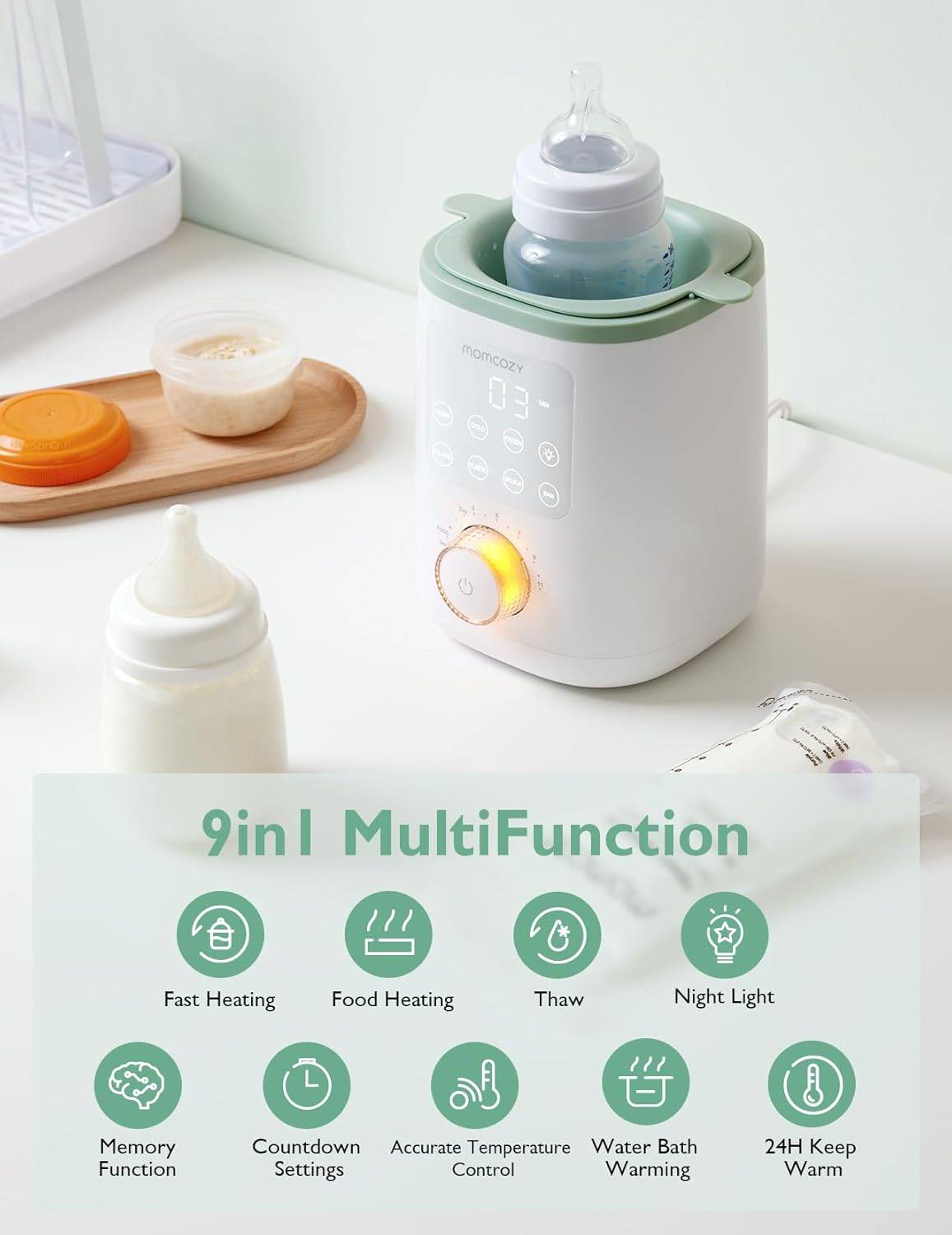 Momcozy Retain Nutrients Bottle Warmer - photo 5