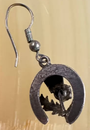 Vintage Ward Brothers (W.Bs) Sterling Silver Thistle Earrings - photo 3