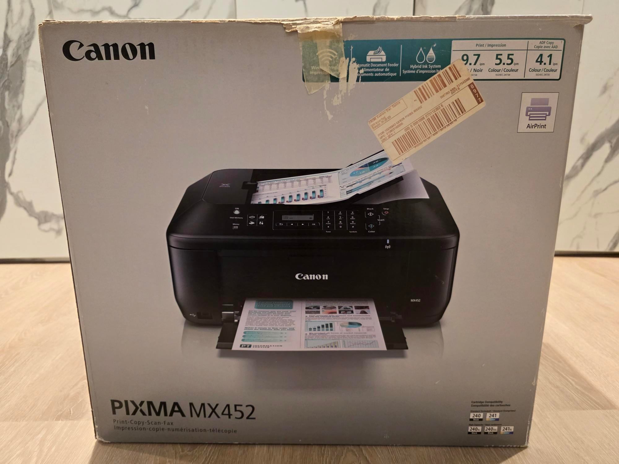 Canon PIXMA MX452 All-in-One Printer - photo 2