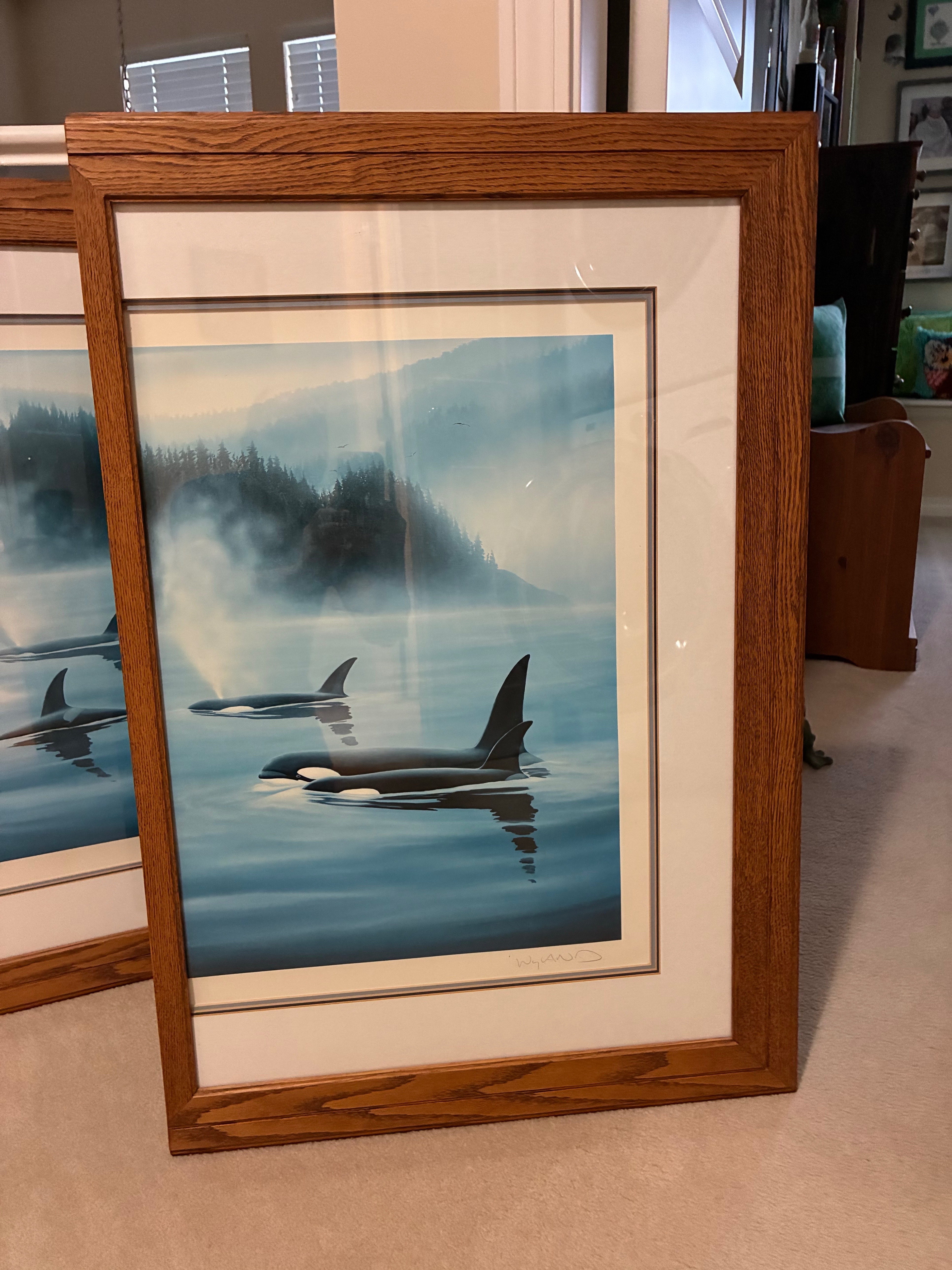 Northern Pacific Orcas Limited Edition Print by Robert Wyland - photo 4