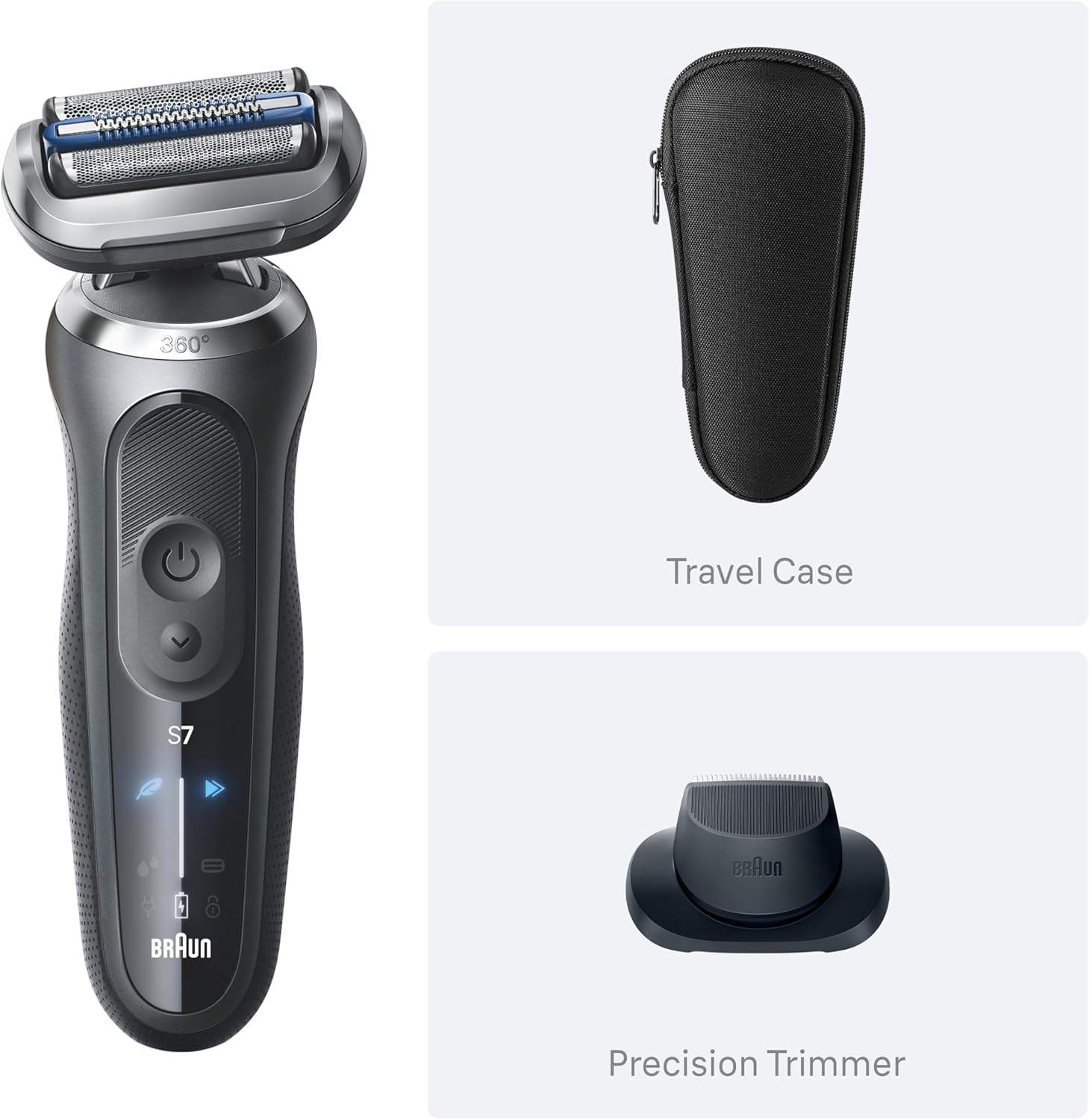Braun Foil Shaver, Shavers for Men, Series 7, Model 7120s