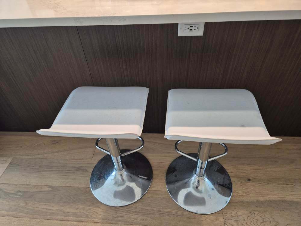 Lennox Adjustable Bar Stools – Set of 2 - photo 3