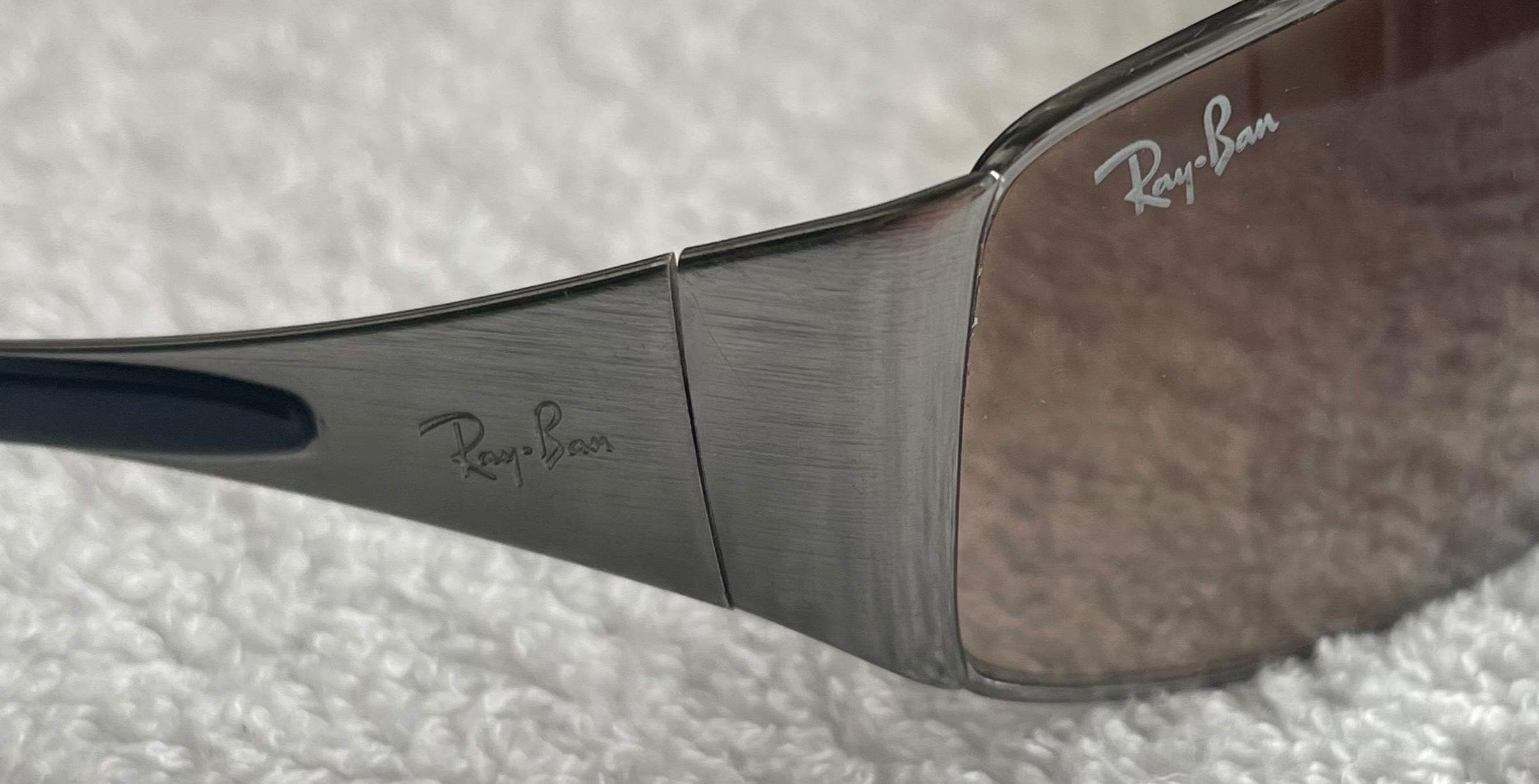 As-Is Vintage Ray-Ban RB 3265 Gunmetal Frame Only - photo 3