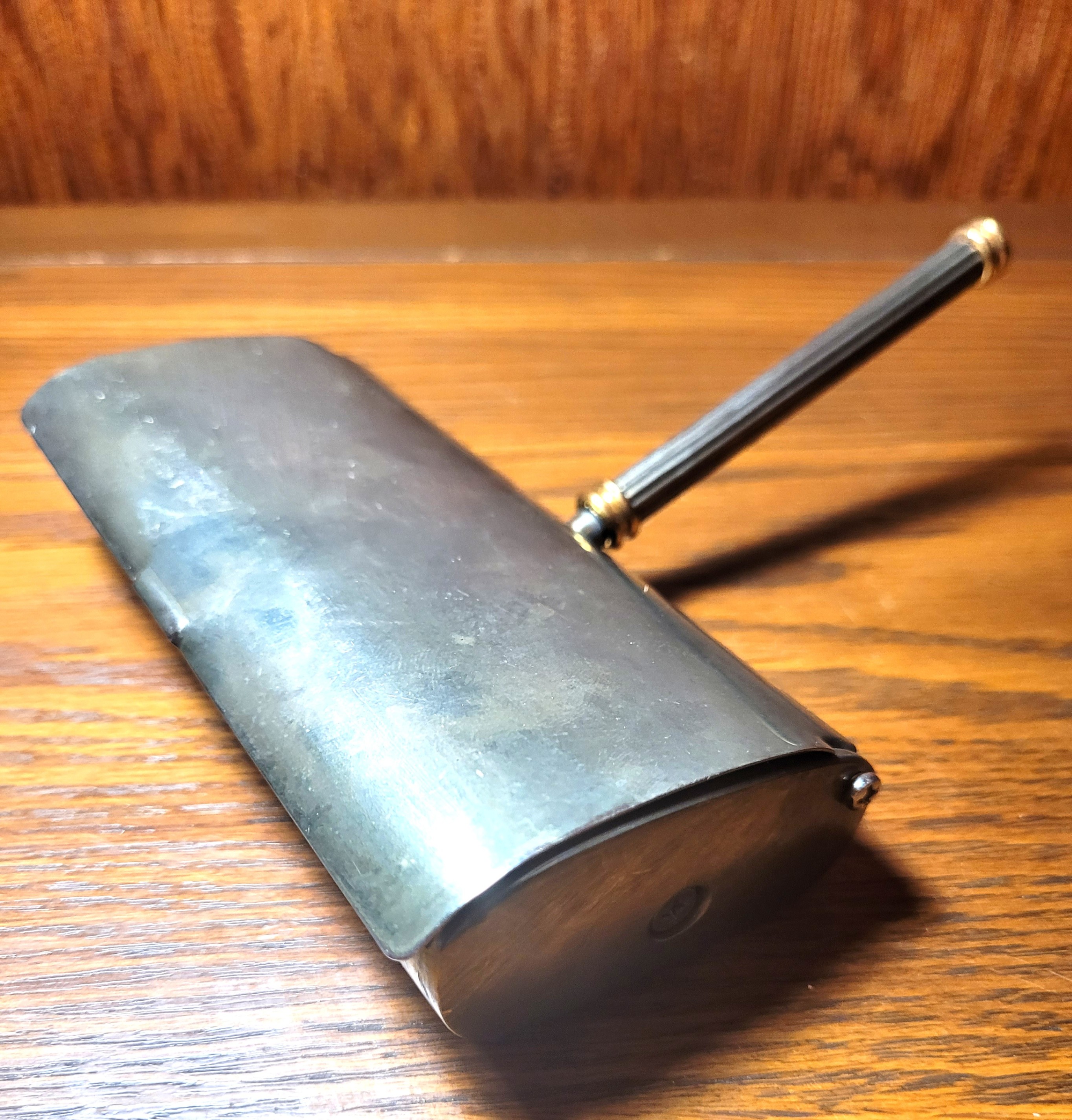 1955 Zino Chrome Table Sweeper Crumb Brush Italian Handheld