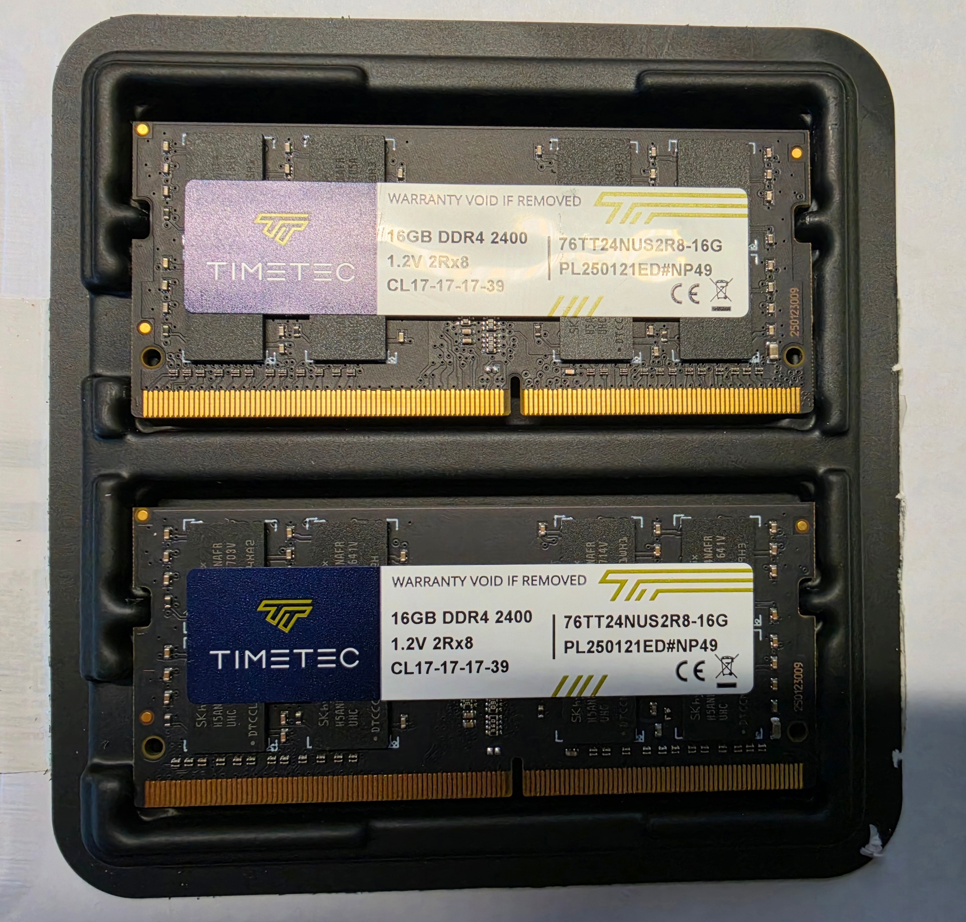 Timetec 32GB (2x16GB) DDR4 2400MHz SODIMM Laptop RAM CL17 PC4 - photo 3