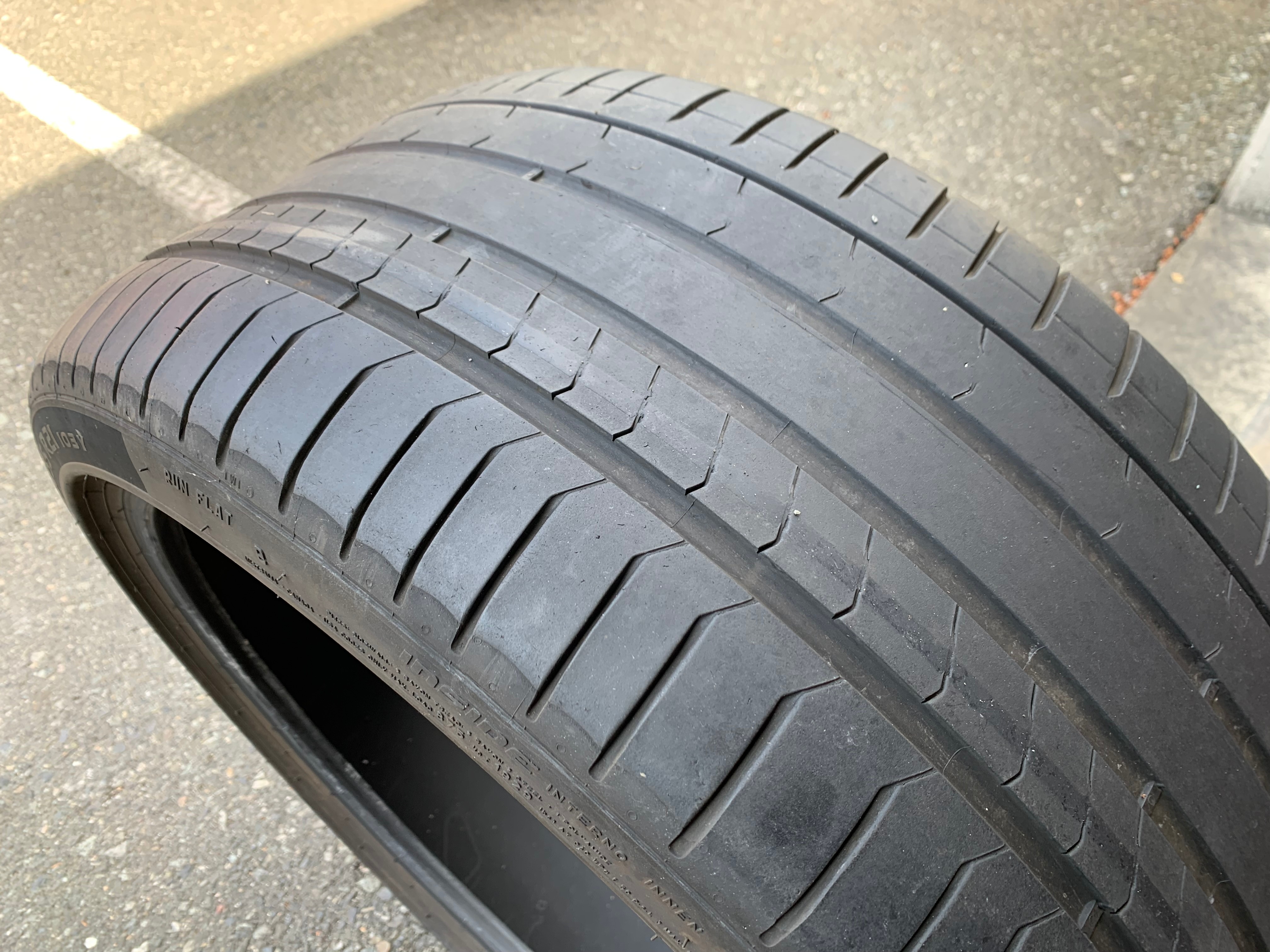 1 x single 275/35/21 XL Pirelli Pzero PZ4 RFT with 55% tread - photo 4