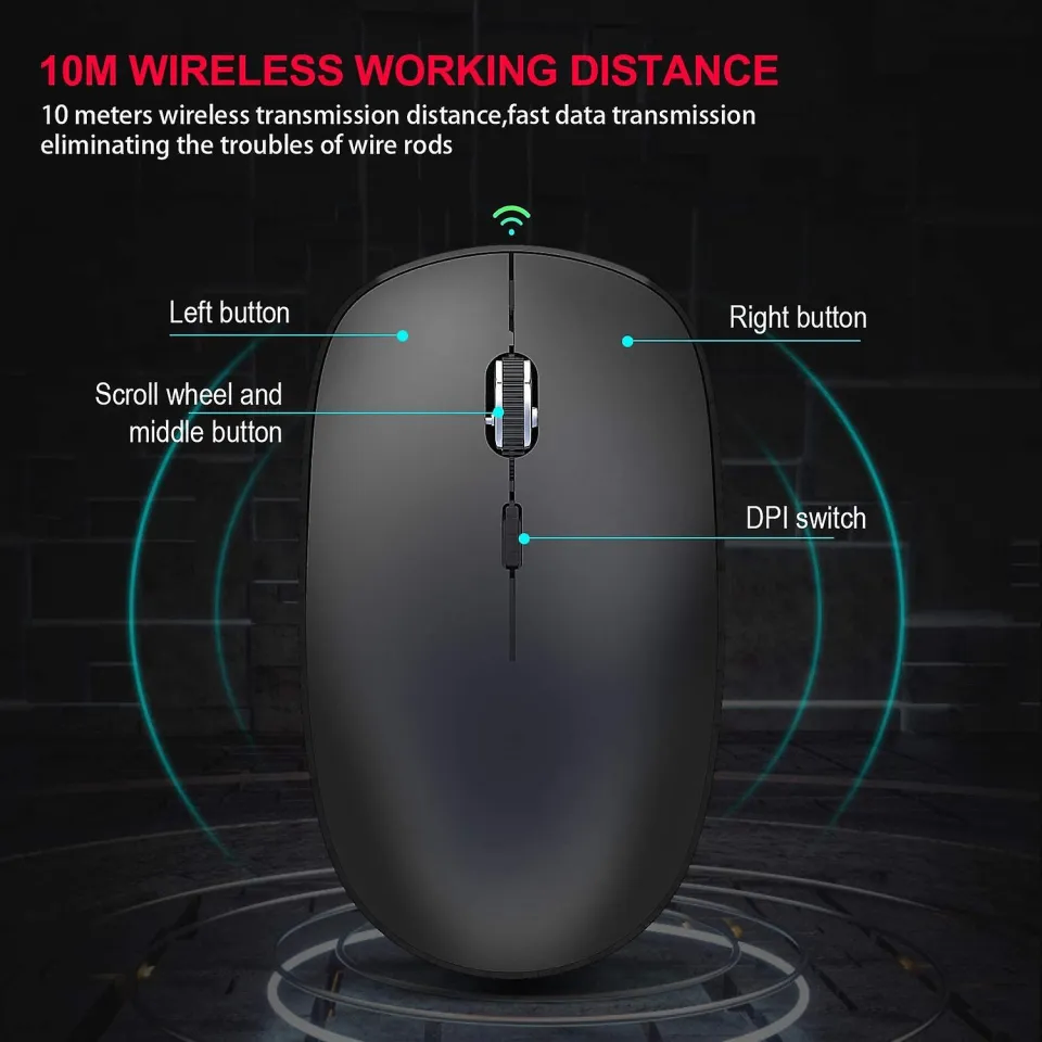Pravix 2.4GHz Wireless Optical Mouse – Black – New Sealed - photo 2