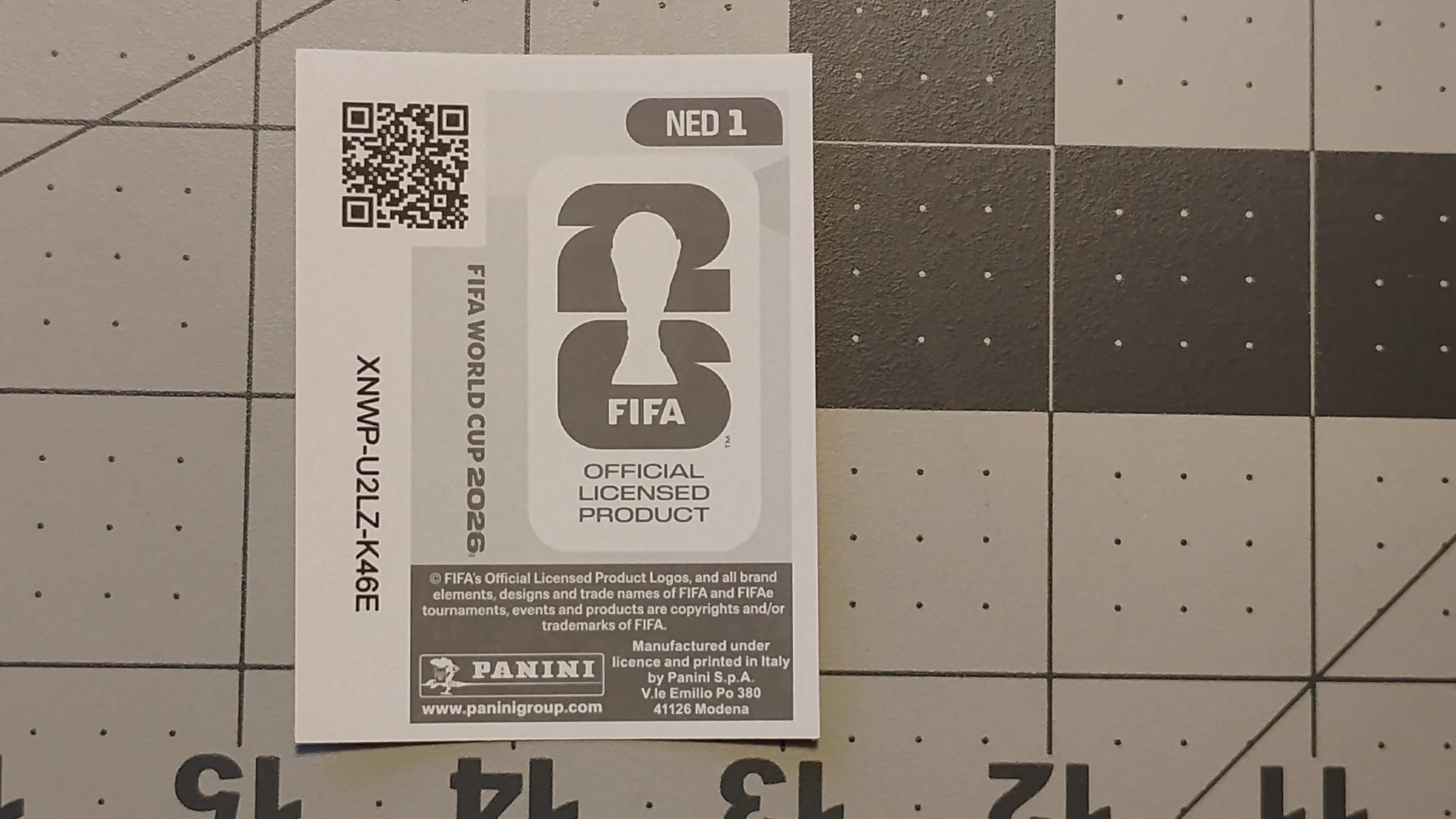 Netherlands Crest NED 1 FIFA World Cup 2026 Panini Sticker - photo 2