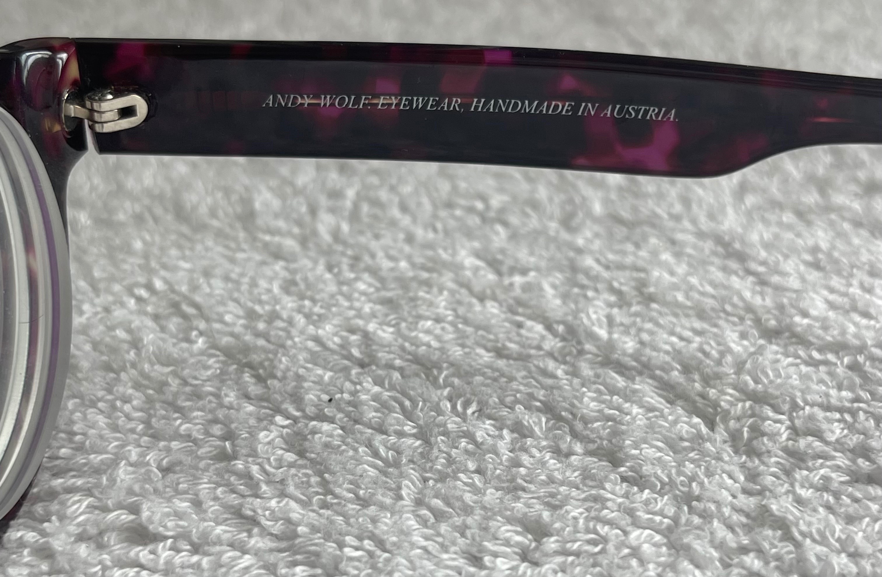 Pristine Andy Wolf 4469 Luxury Eyeglass Frames (Handmade) - photo 5