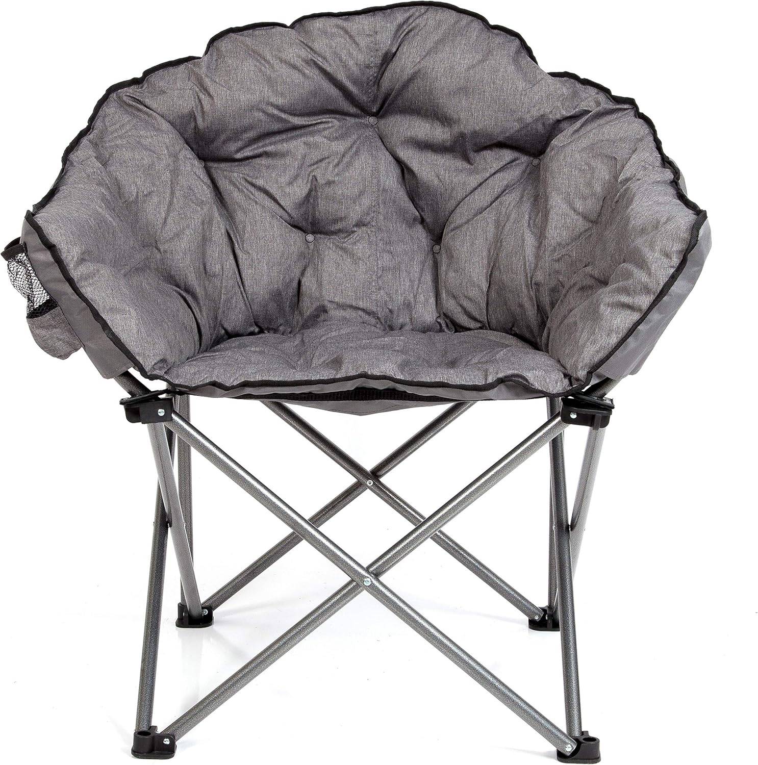 MacSports C932S-129 Padded Cushion Outdoor Folding Chair, Gray - photo 4