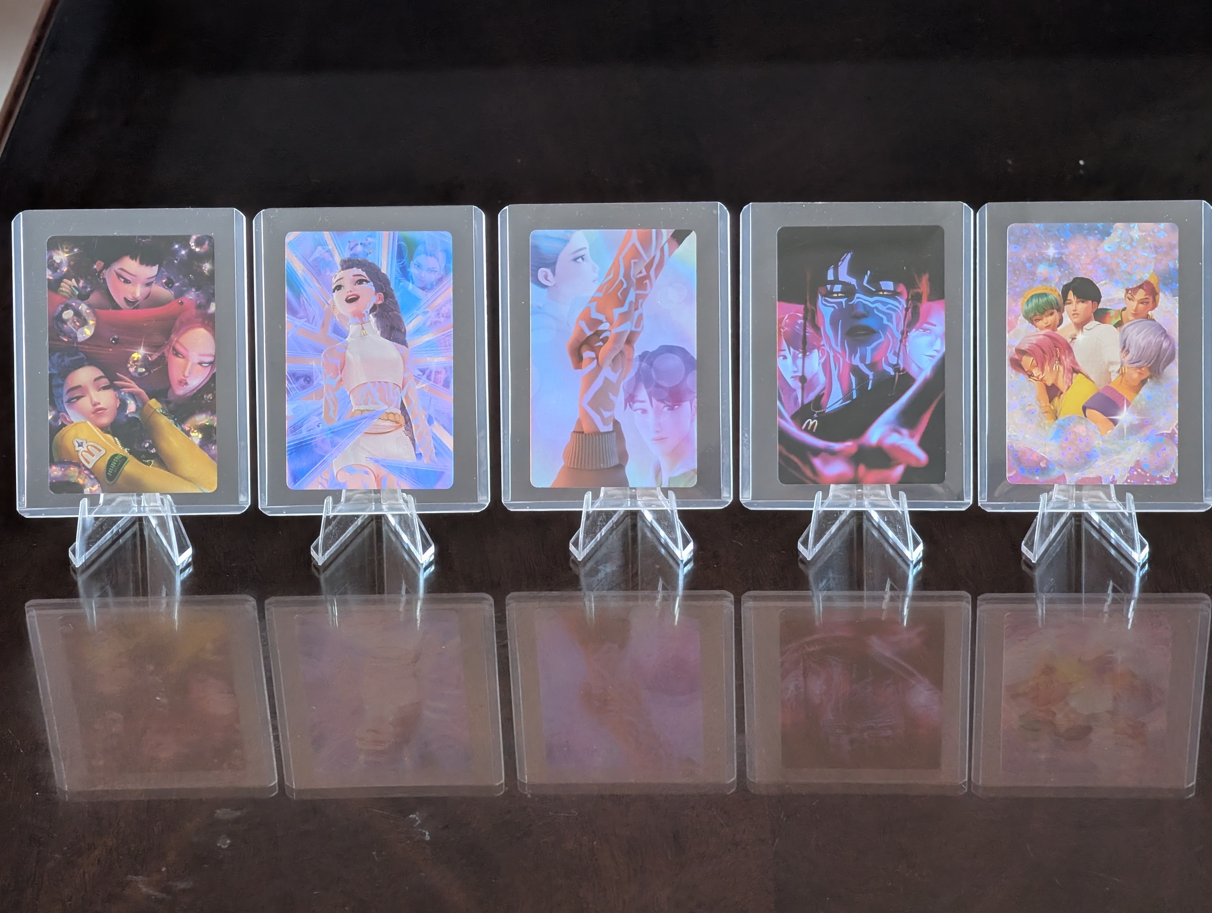 McDonalds KPOP Demon Hunters RARE CARDS