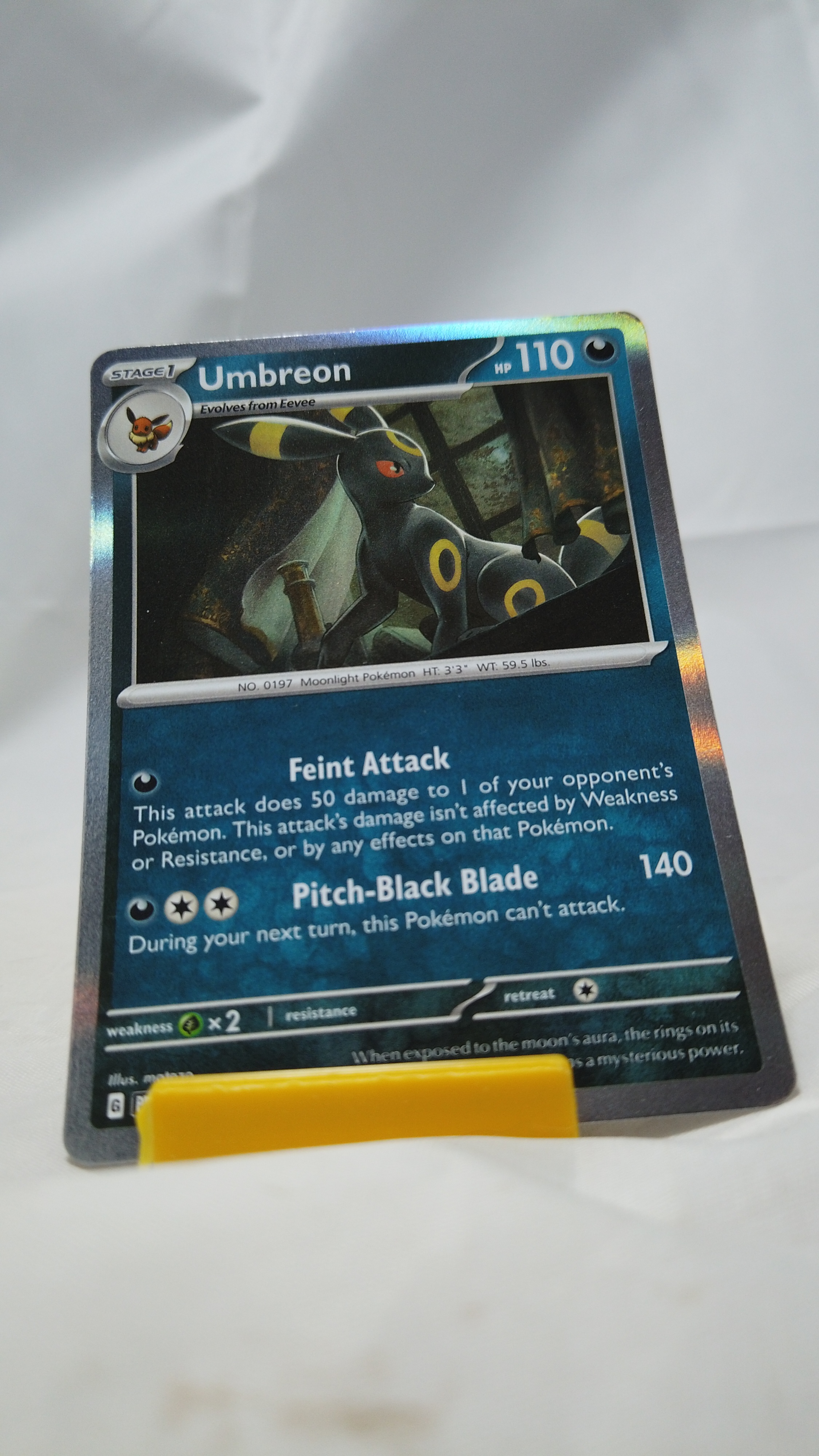 Pokemon Umbreon 59/131 Prismatic Evolutions Card Rare Holo VLP