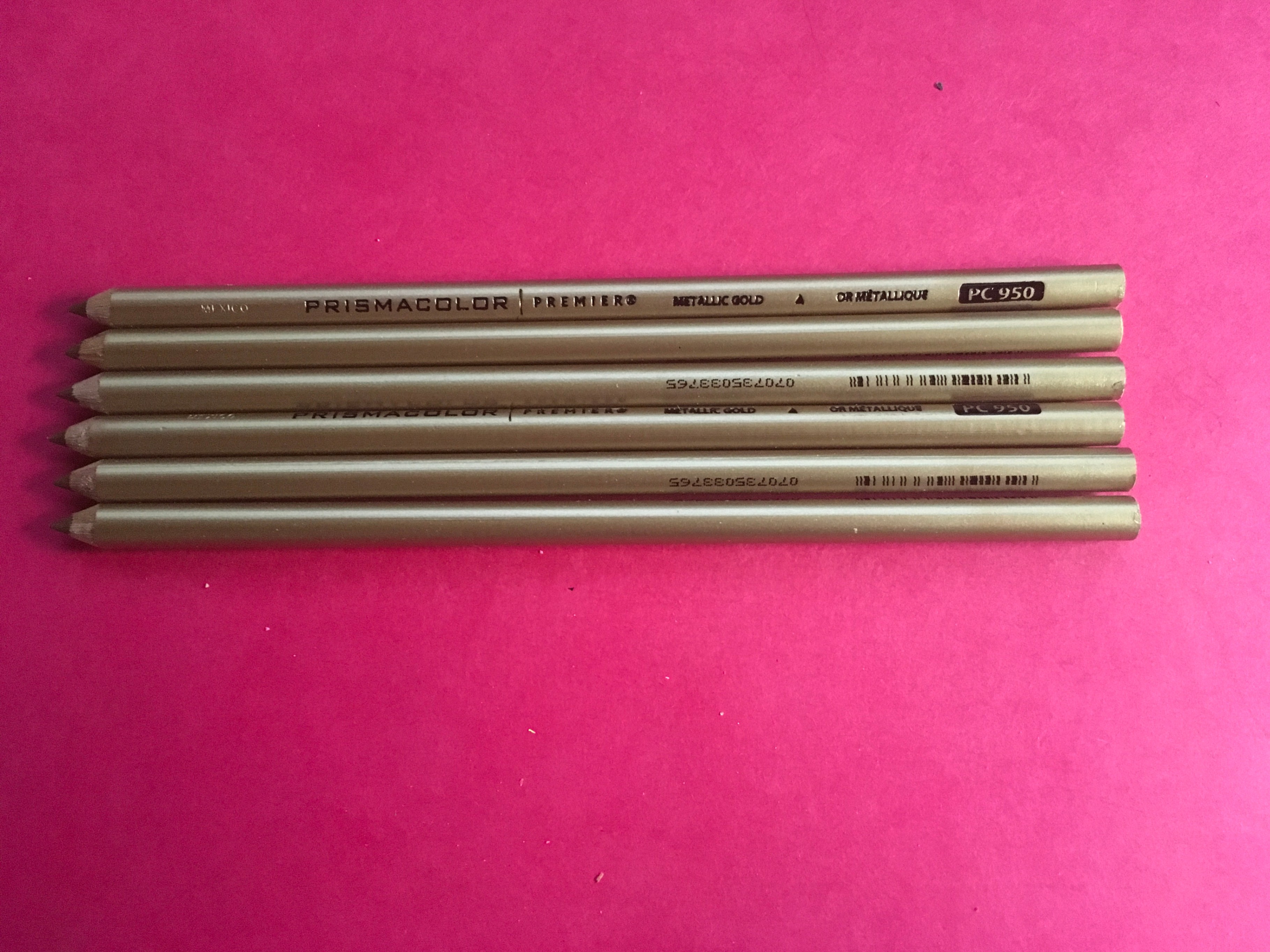 Prismacolor Premier Metallic Gold Pencils (Set of 6)