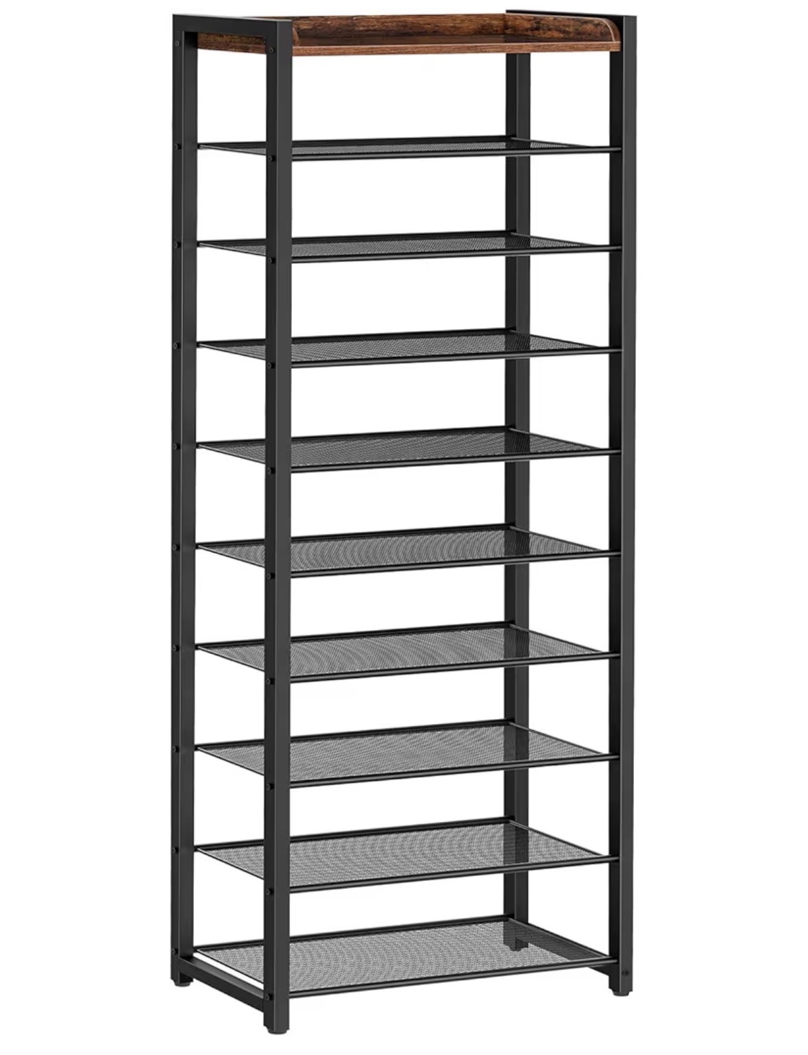 2 Tall Industrial Shoe Racks / Storage Shelves