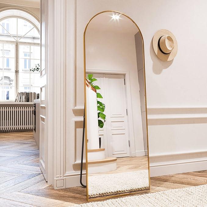 ✨ Beautiful Gold Arched Full-Length Mirror – Like New - photo 2