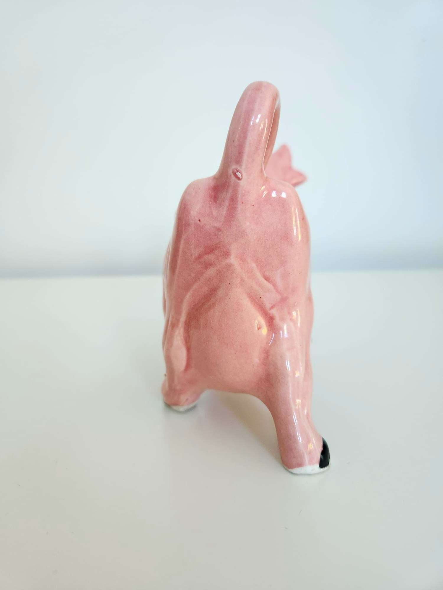Fabulous Pink Cow Creamer, Vintage Ceramic - photo 4