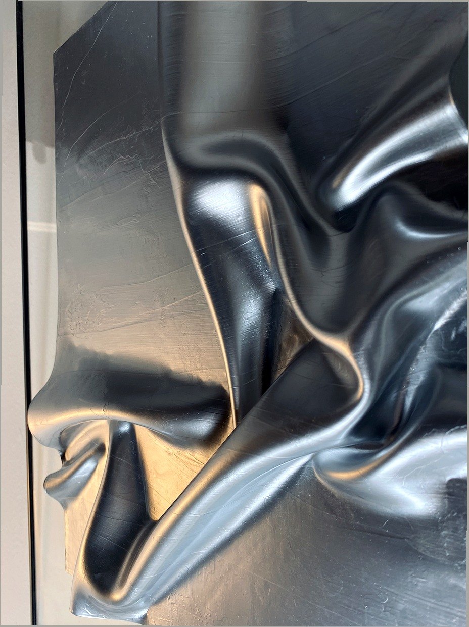 Original silver framed wall relief - photo 4