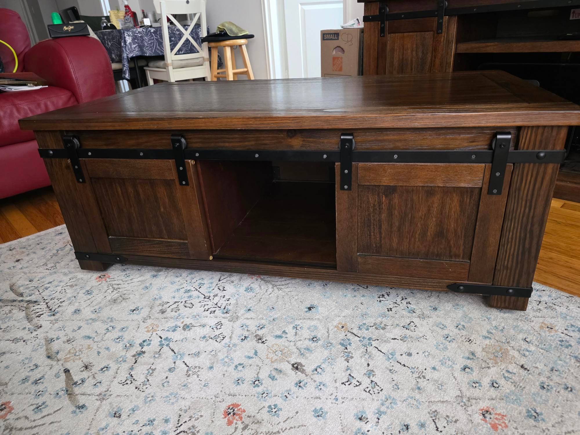 Farmhouse TV Stand & Coffee Table (set) - photo 2