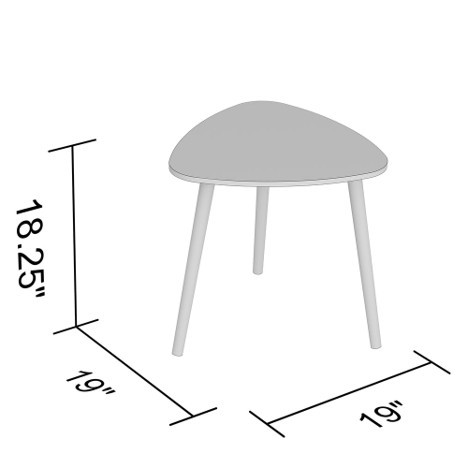 Blue West Accent Table – Modern & Stylish - photo 5