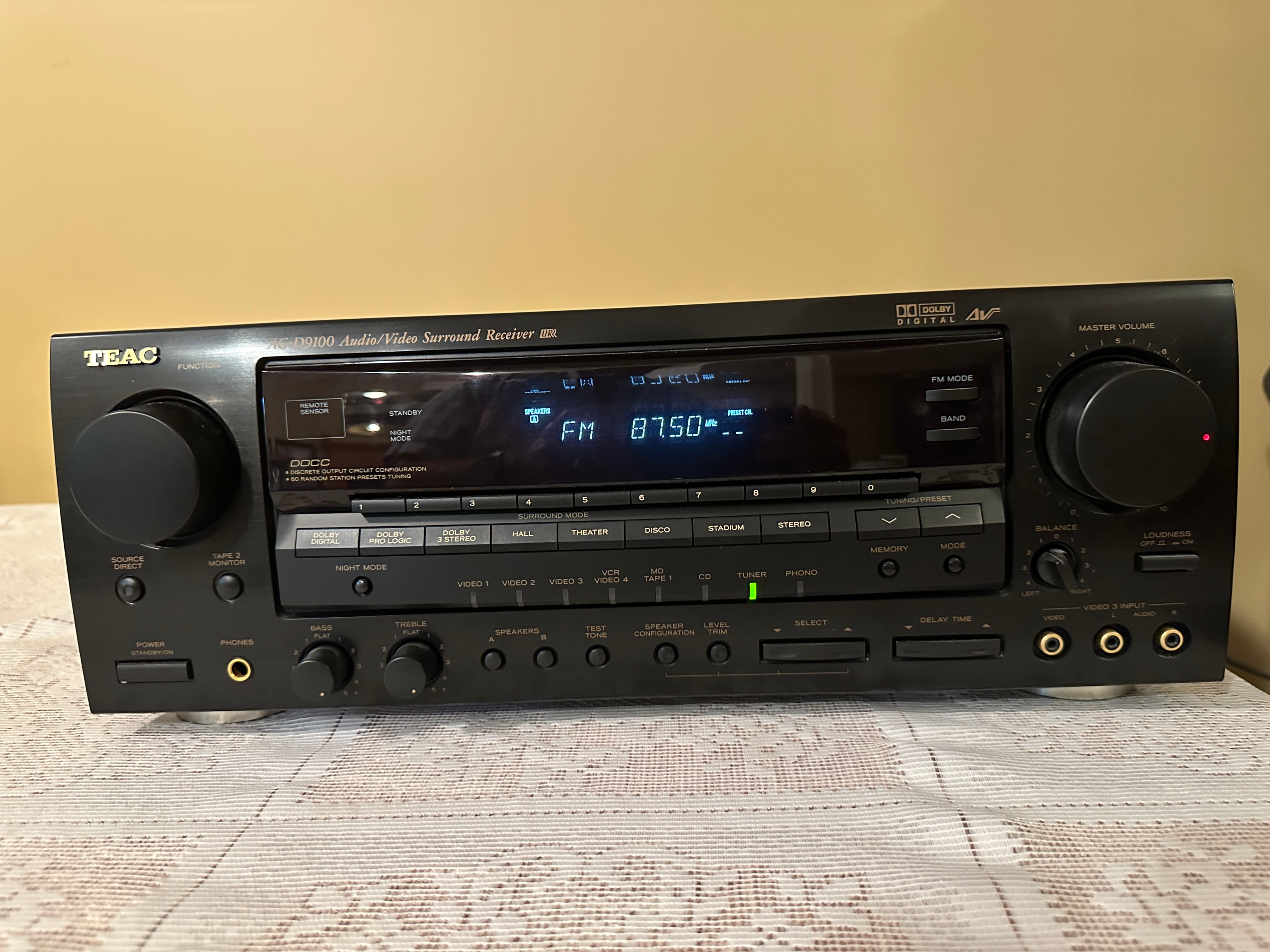 TEAC AG-D9100 Audio/Video Surround Receiver with Remote