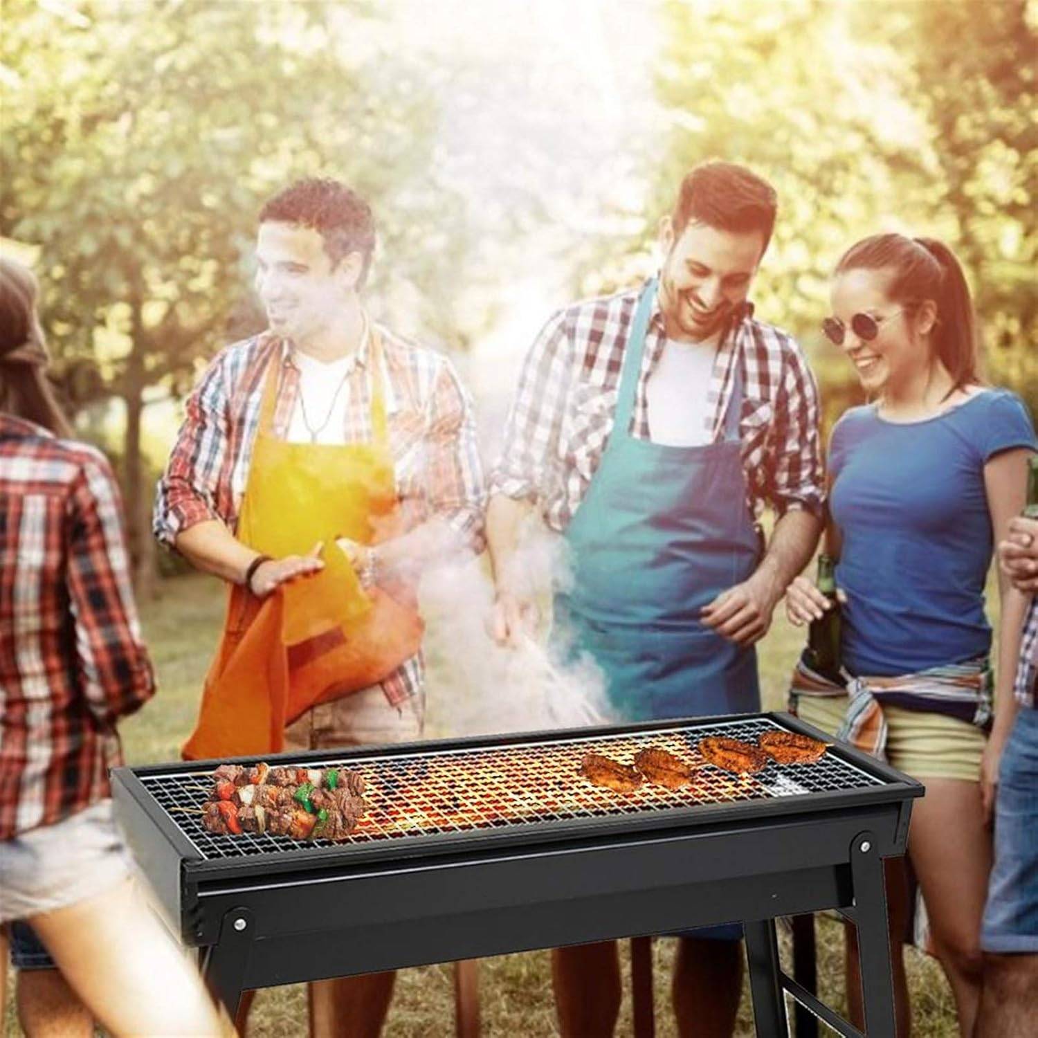 Grill for Outdoor Portable Charcoal Metal Foldable BBQ Outdoor - photo 5