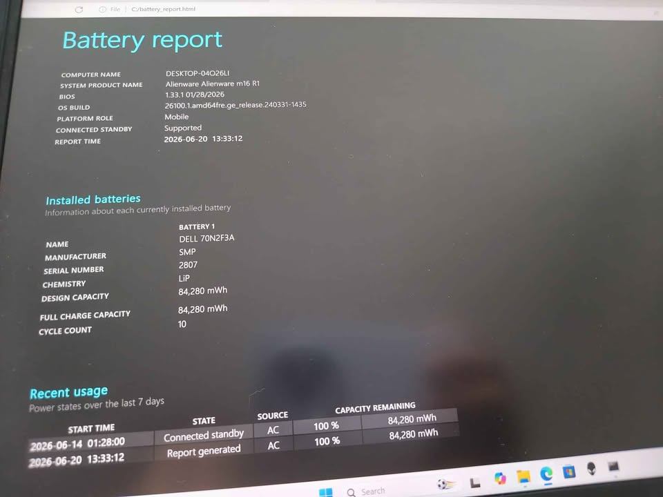 Alienware RTX4070 Laptop | i7-13700HX | 1TB SSD | 16GB RAM - photo 4