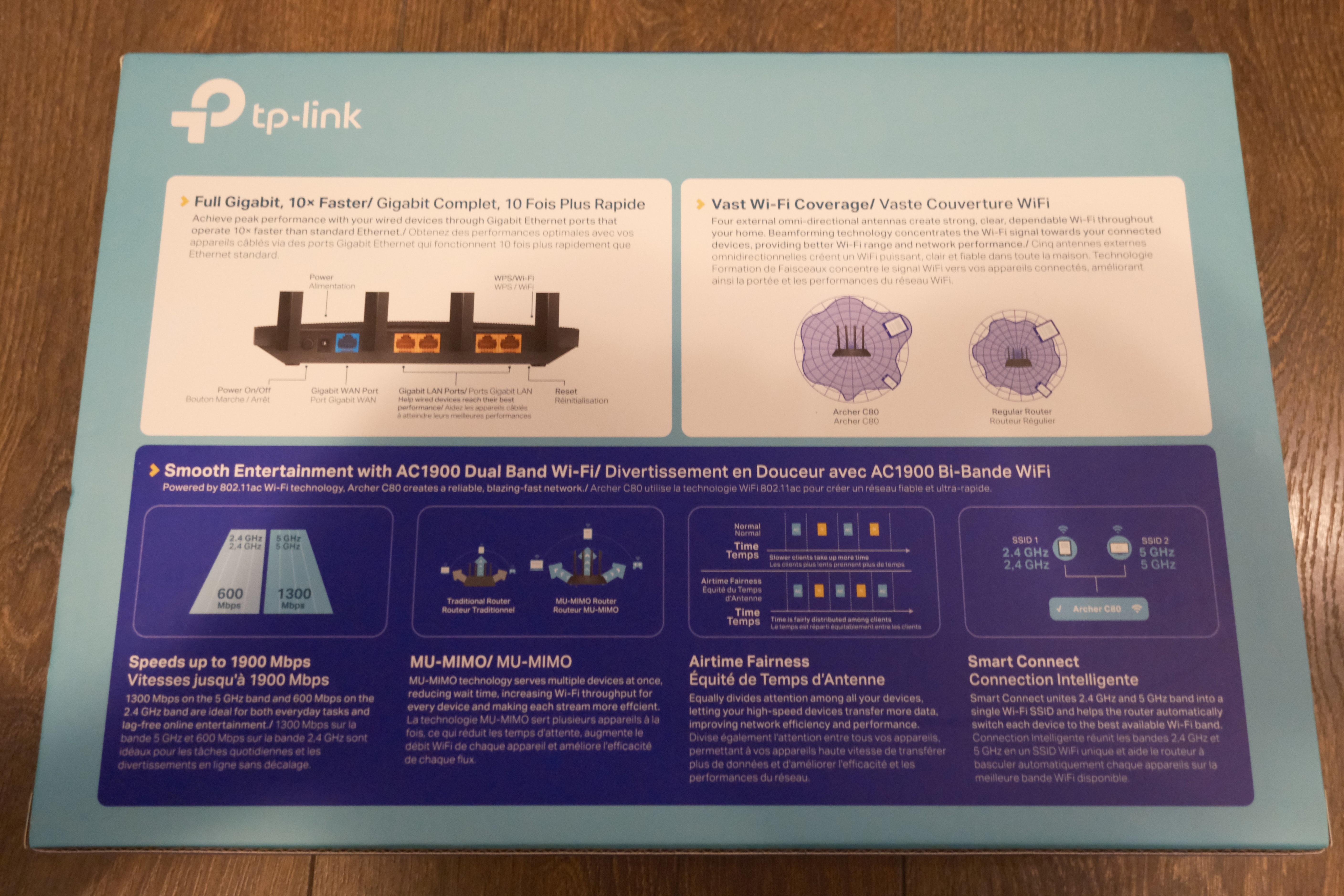 TP-Link AC1900 Wi-Fi Router Archer C80 - photo 2