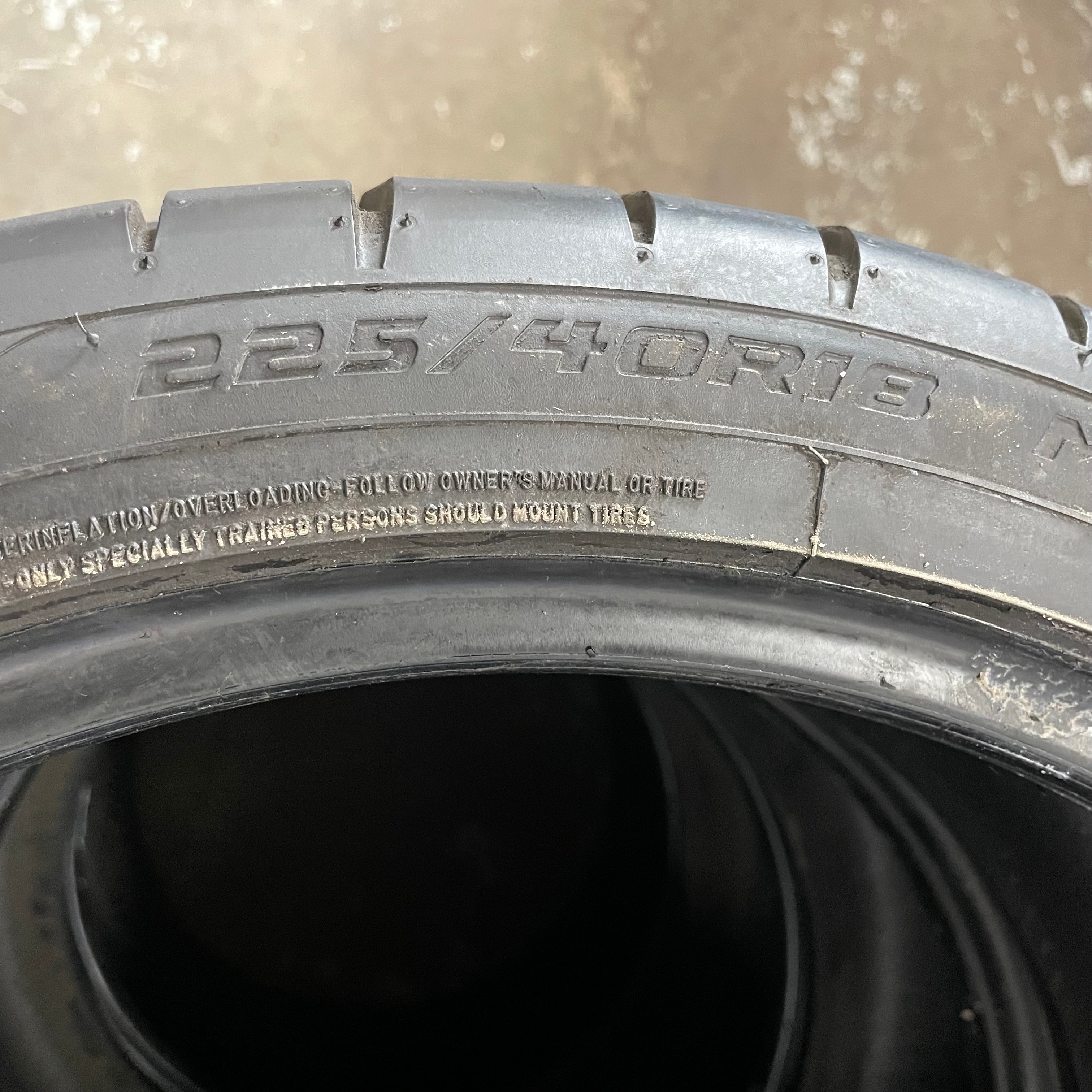 18 Inch Staggered Set Up  Cooper Zeon RS3-A - photo 2