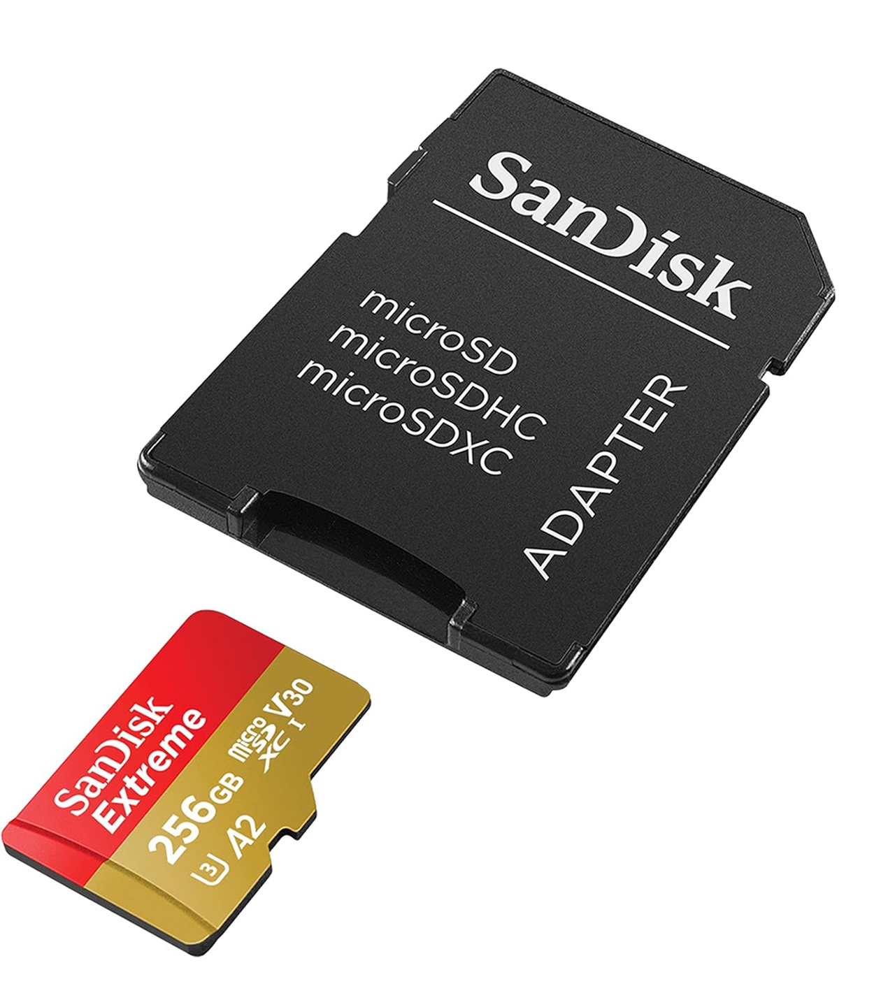 SanDisk 256GB Extreme microSDXC with Adapter | 190MB/s
