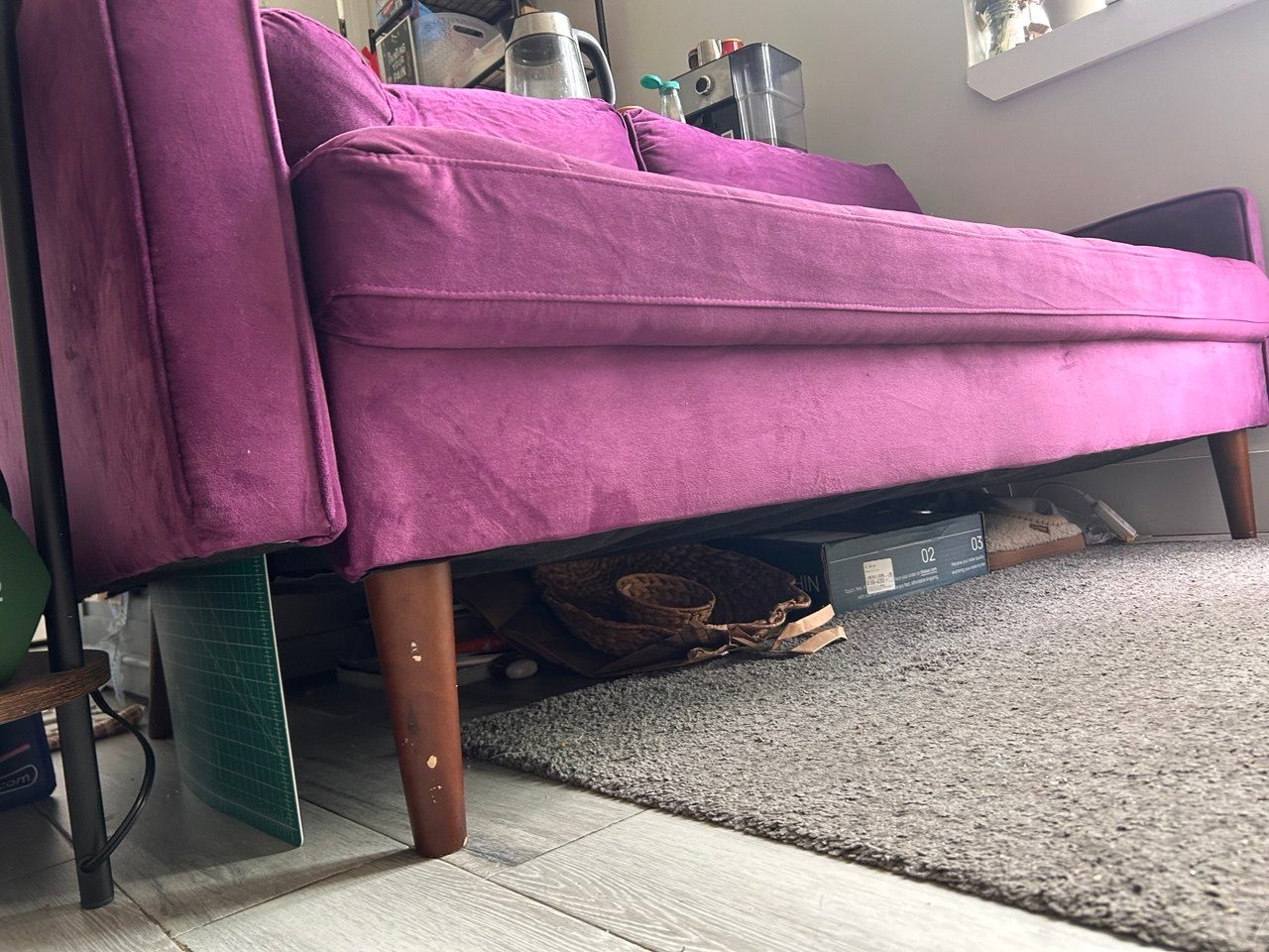 Purple Sofa - photo 2