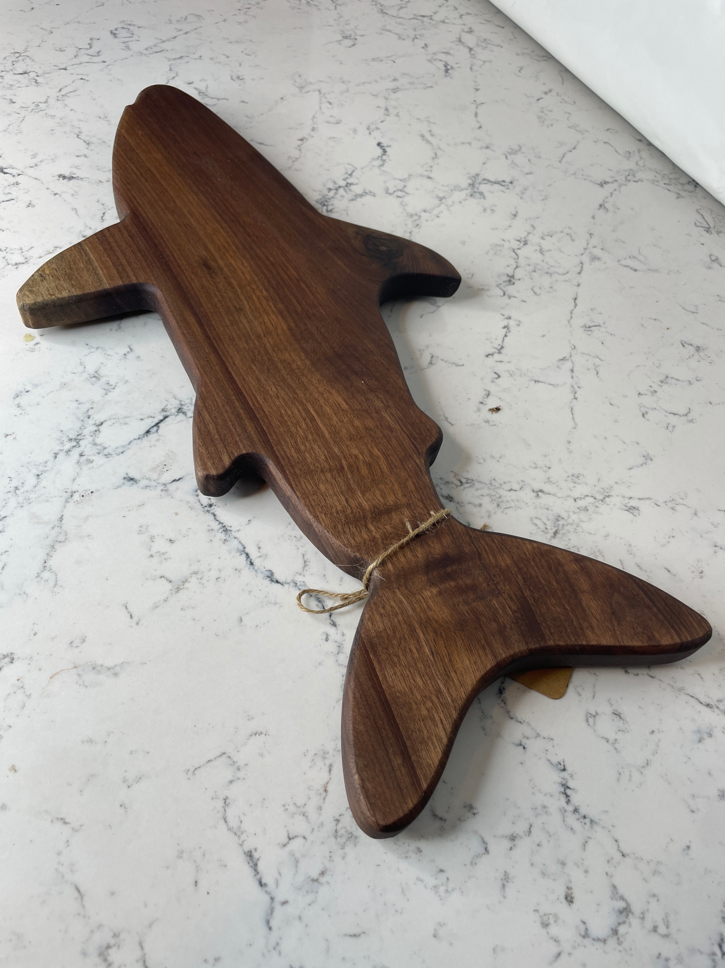 “Shark-cuterie Live Edge Black Walnut Charcuterie Board #2 - photo 3