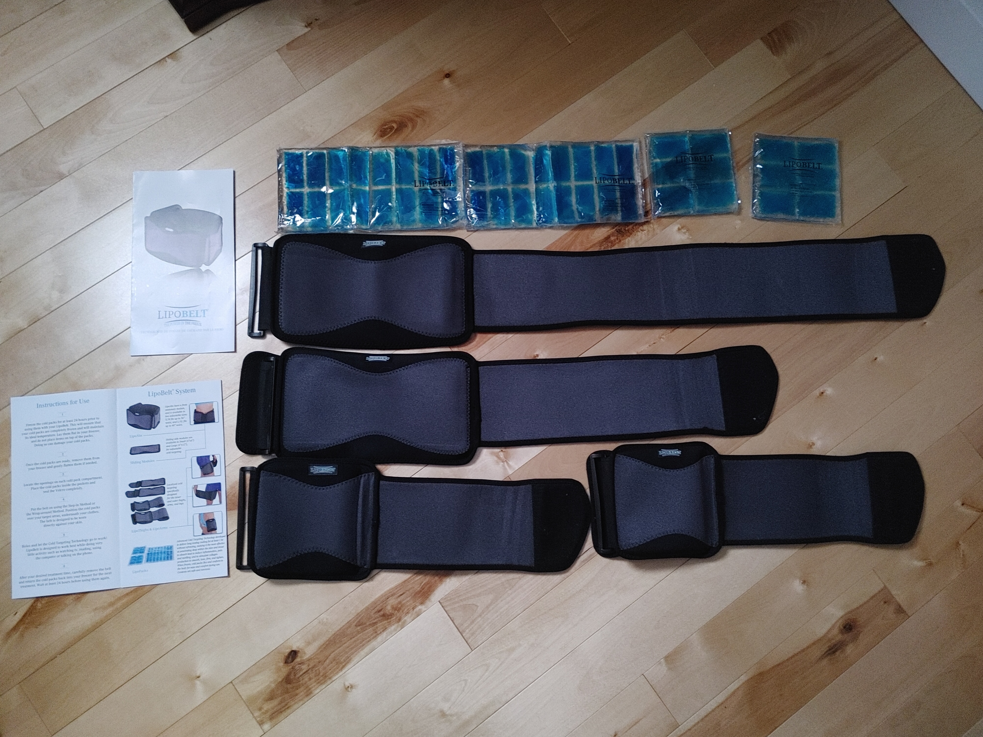 LipoBelt System with Ice Packs