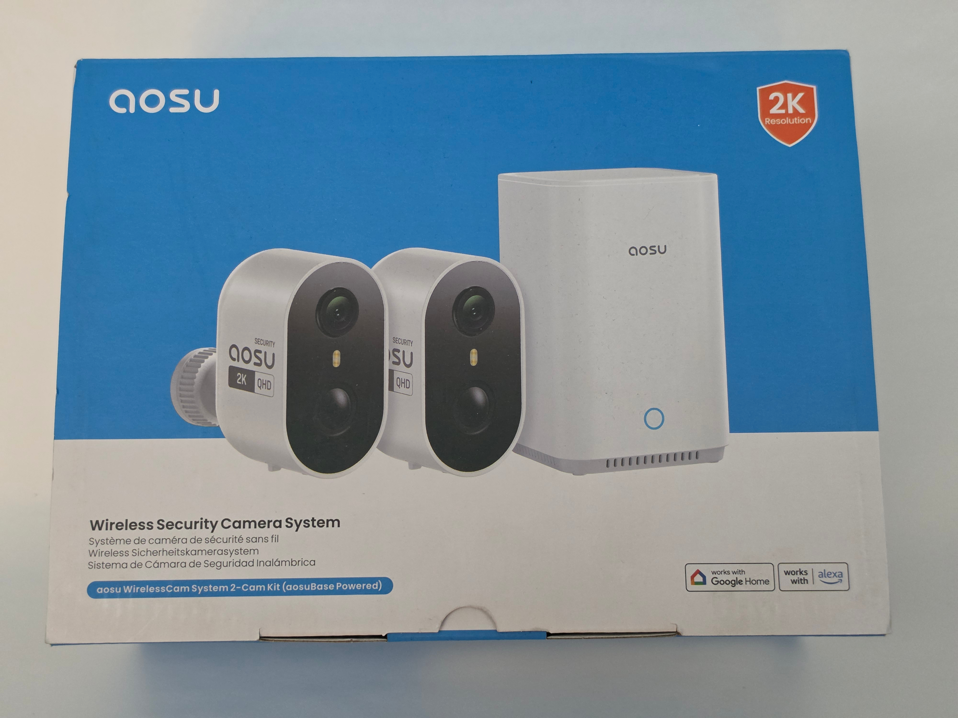 AOSU Wireless Security 2 Camera Kit.