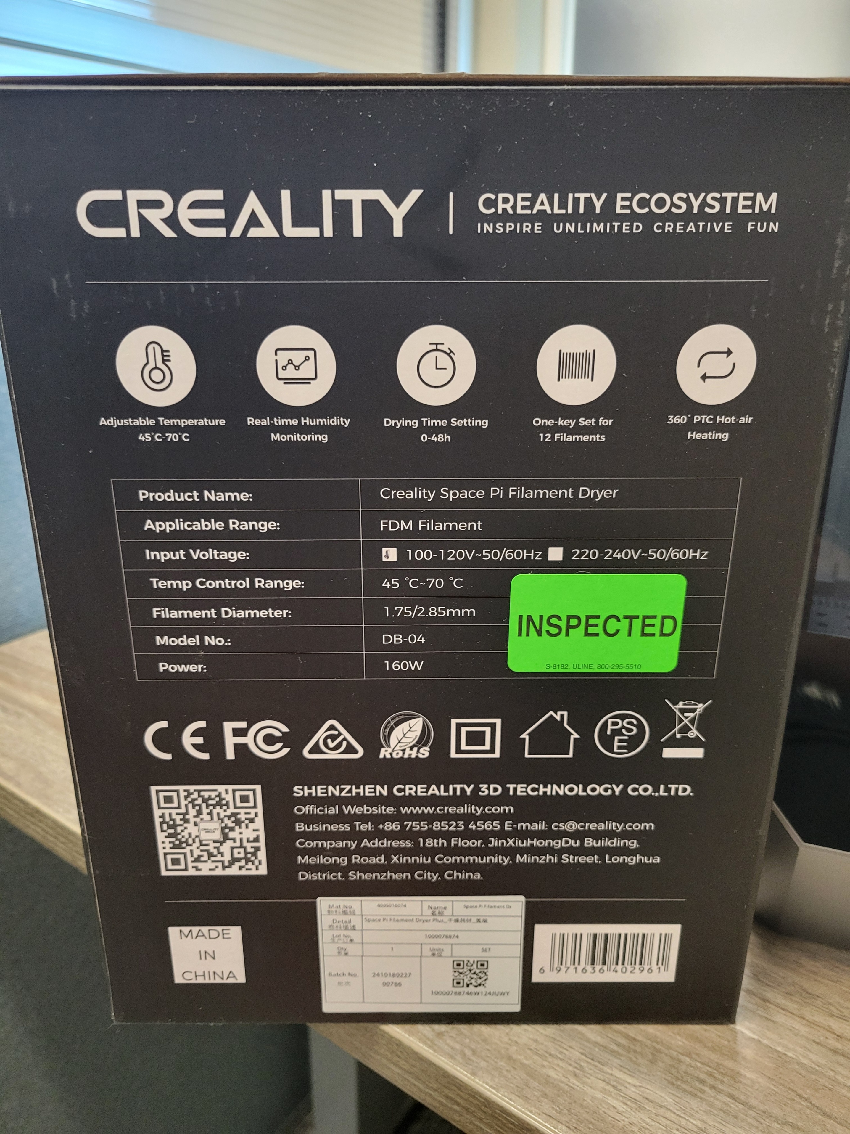Creality Space Pi Filament Dryer - photo 2