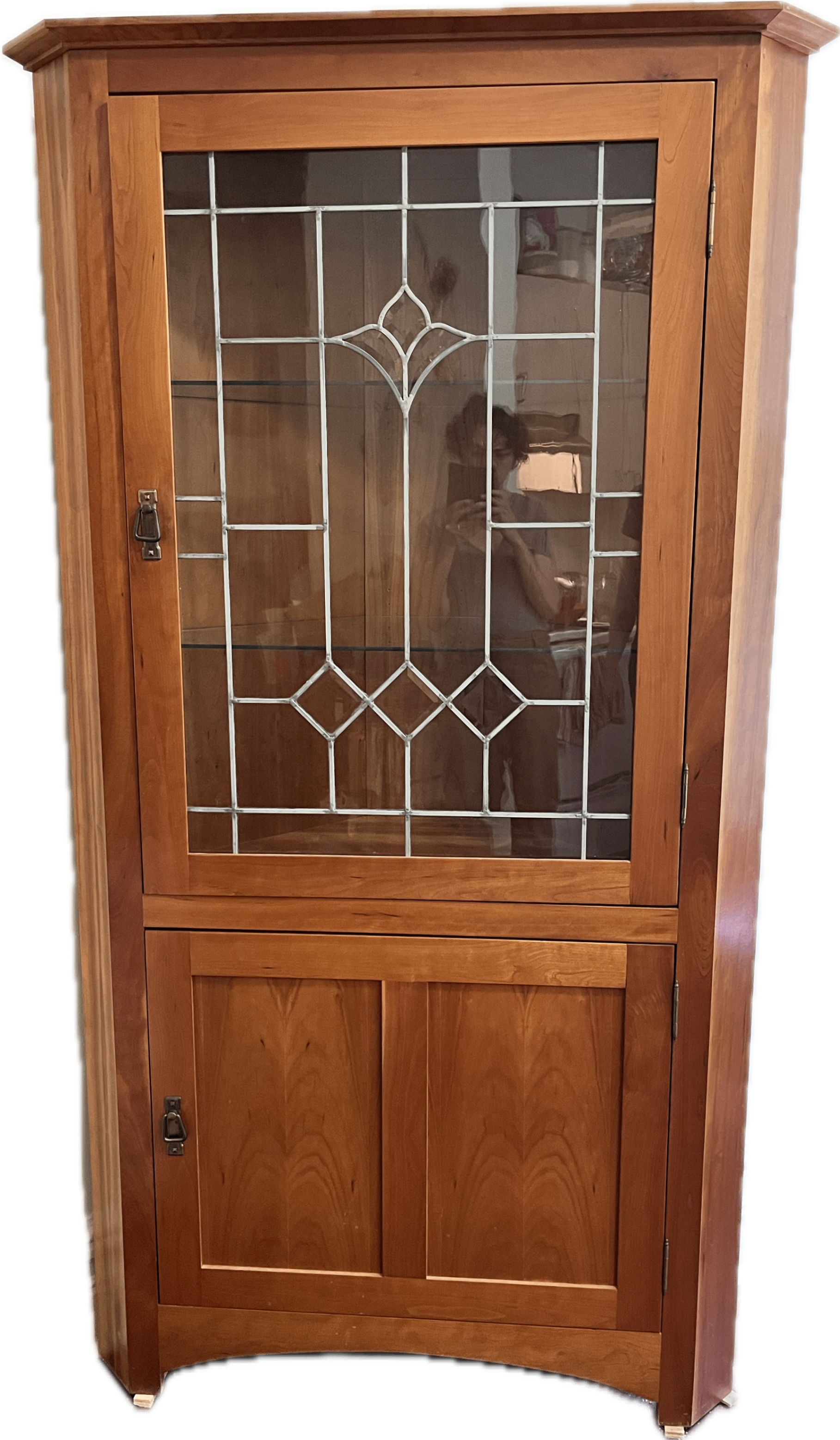 Custom corner cabinet