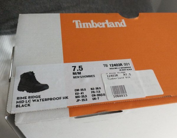 Timberland Rime Ridge Waterproof Boots - New - photo 2