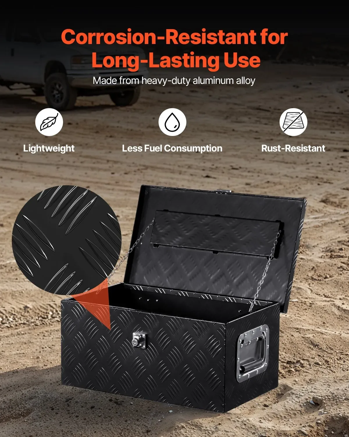 Black Aluminum Tool Box - photo 2