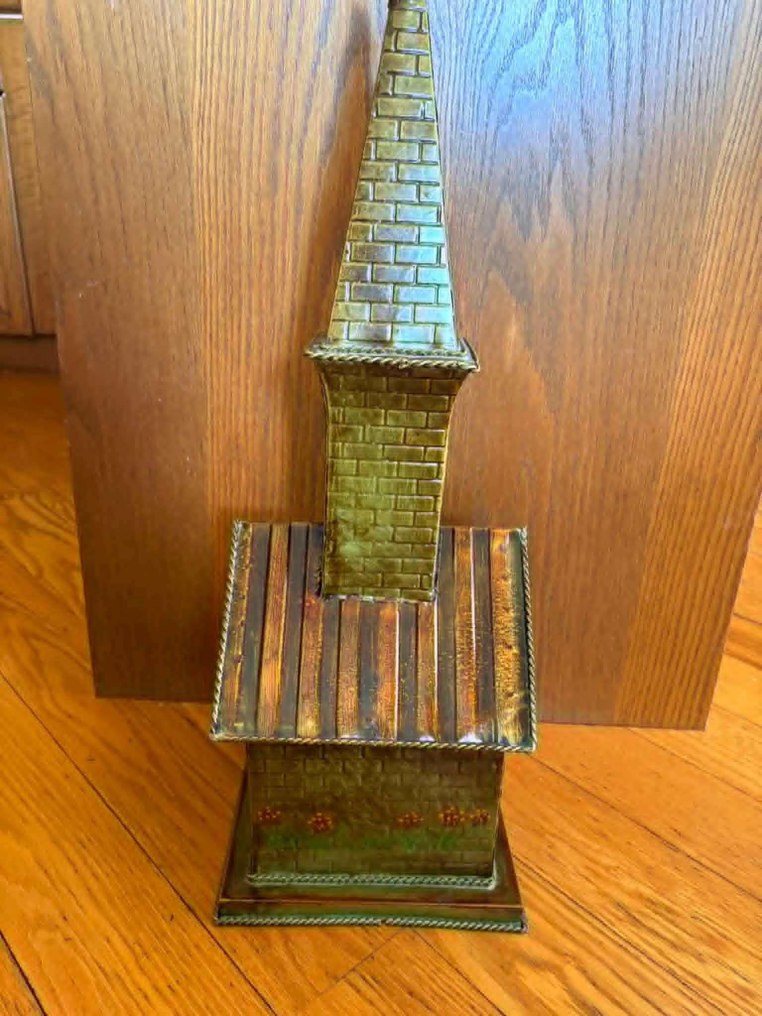 25" Tin church look bird house - photo 2