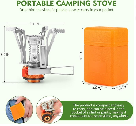mini folding camping stove with all-season fuel - photo 2
