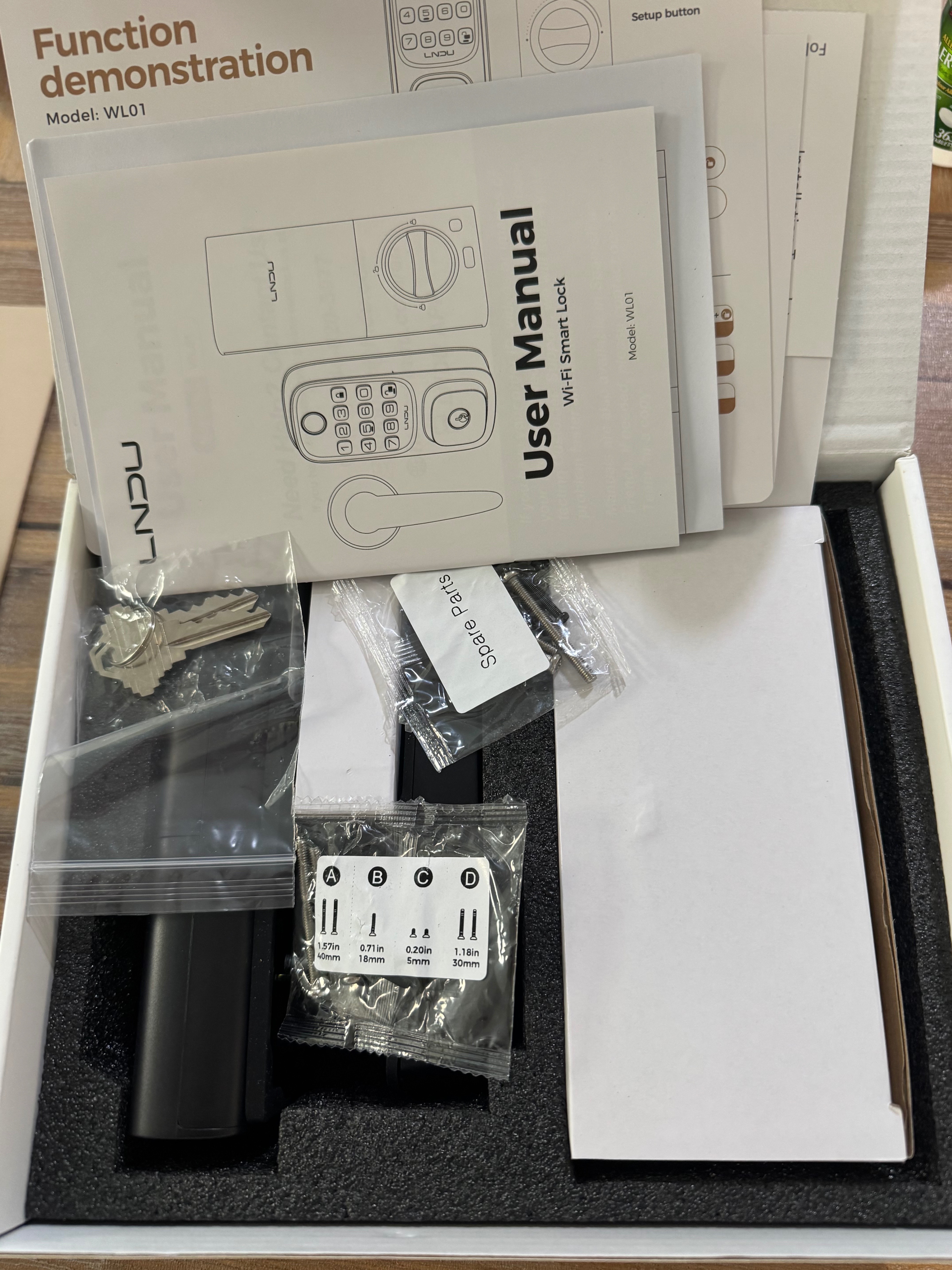 Wifi Smart Door Lock, Keyless Entry, Alexa &Google Assistant - photo 4