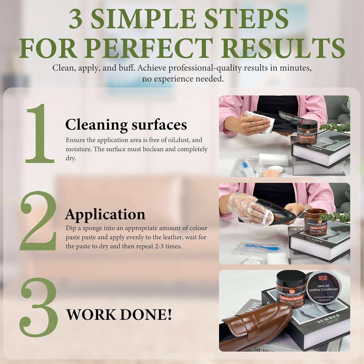 Leather Recoloring Balm Leather Color Restorer - photo 4