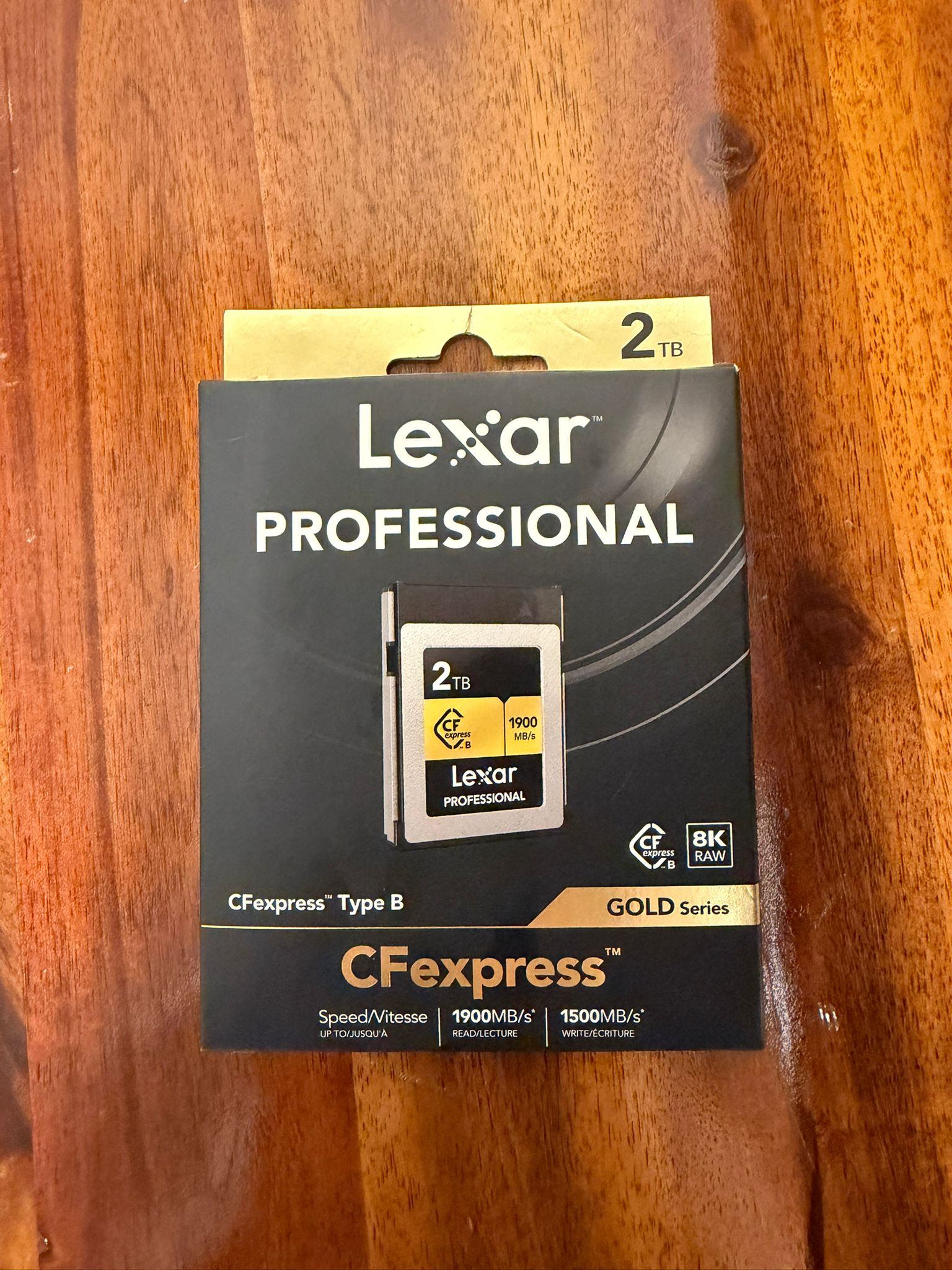 Lexar 2TB Professional CFexpress Type B Card Gold