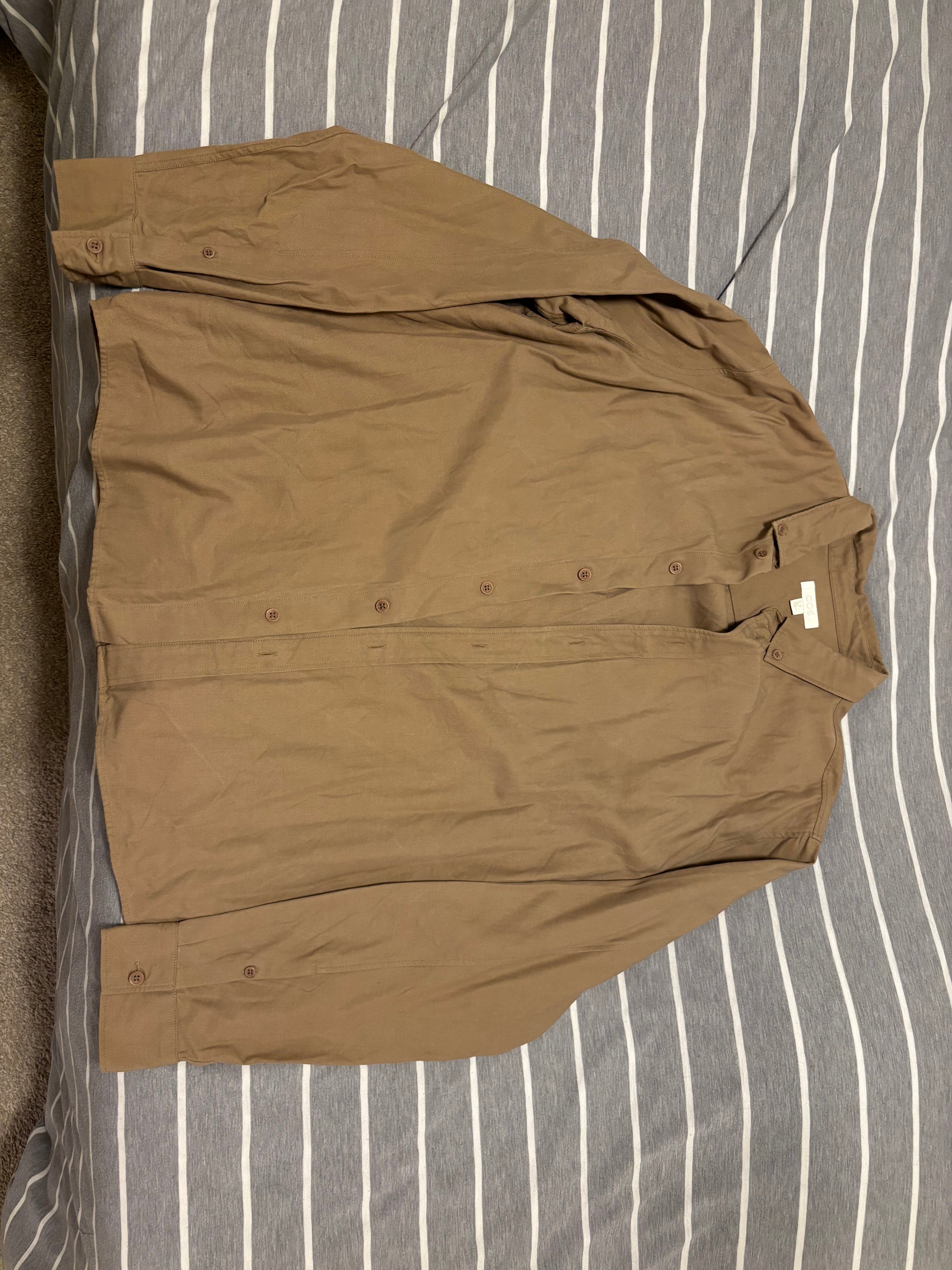 COS Button-Up Shirt - Brown