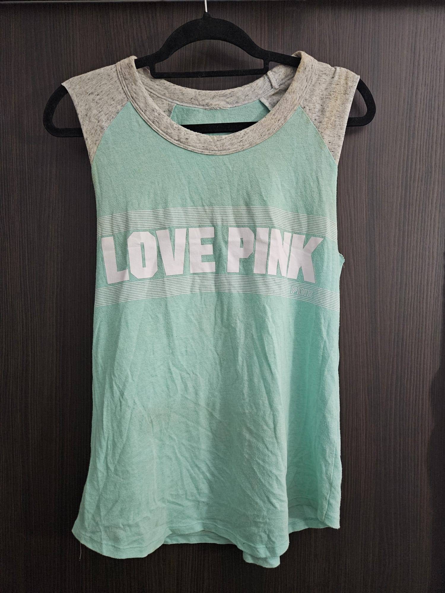 Victoria's Secret PINK Mint Green Muscle Tank Top