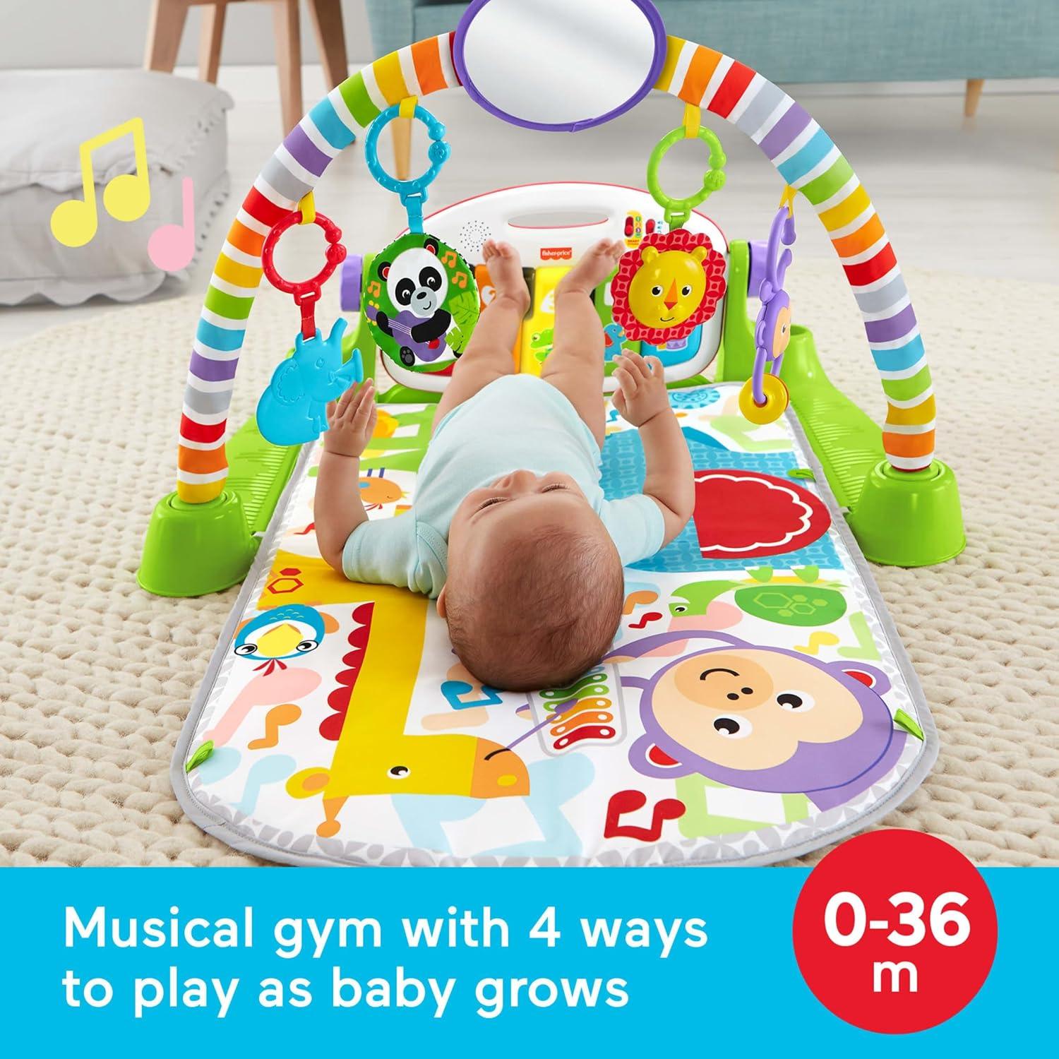 Fisher-Price Baby Playmat Deluxe Kick & Play Piano Gym - photo 5
